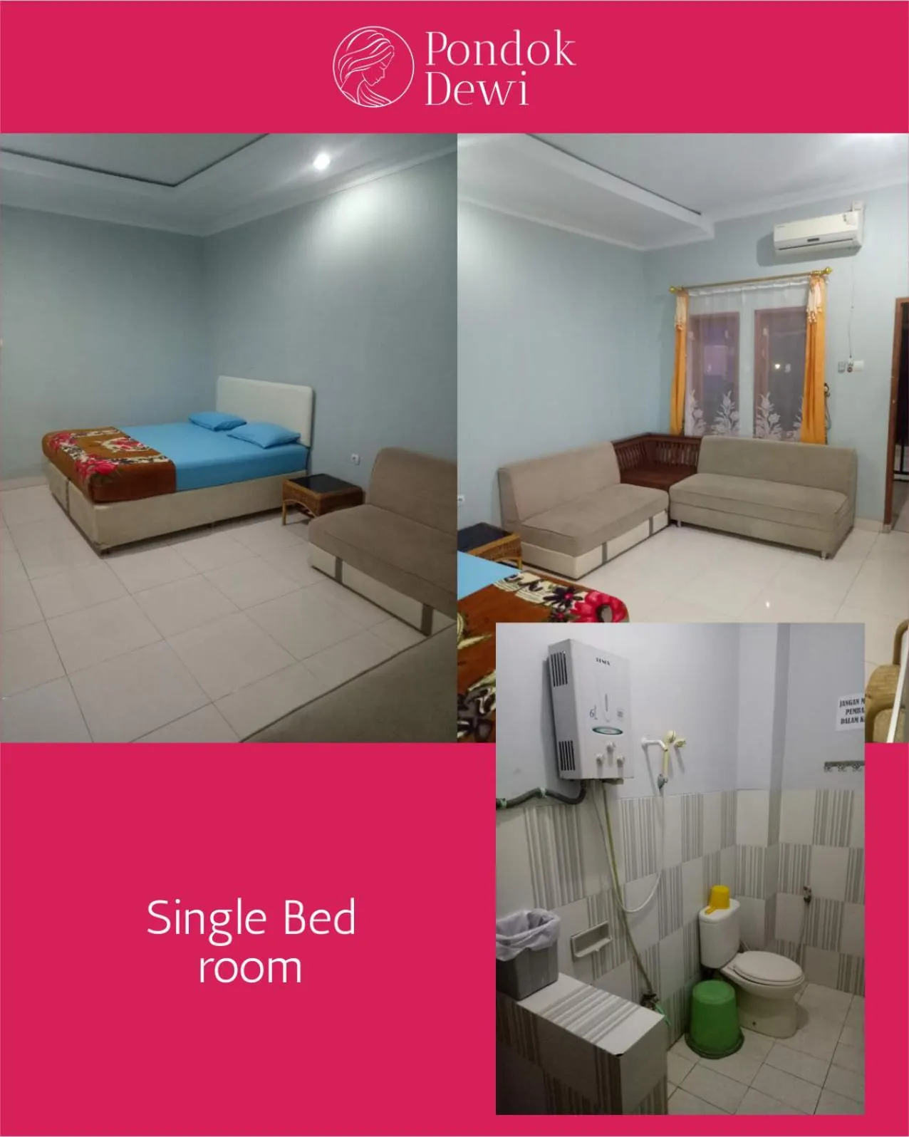 Property building, Bed in Pondok Dewi