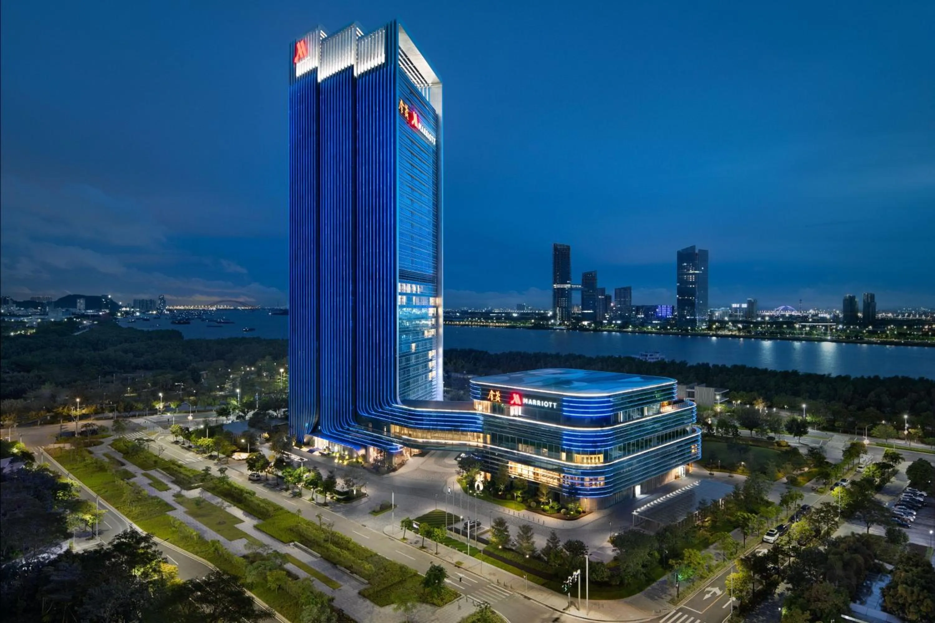 Property building in Guangzhou Marriott Hotel Nansha