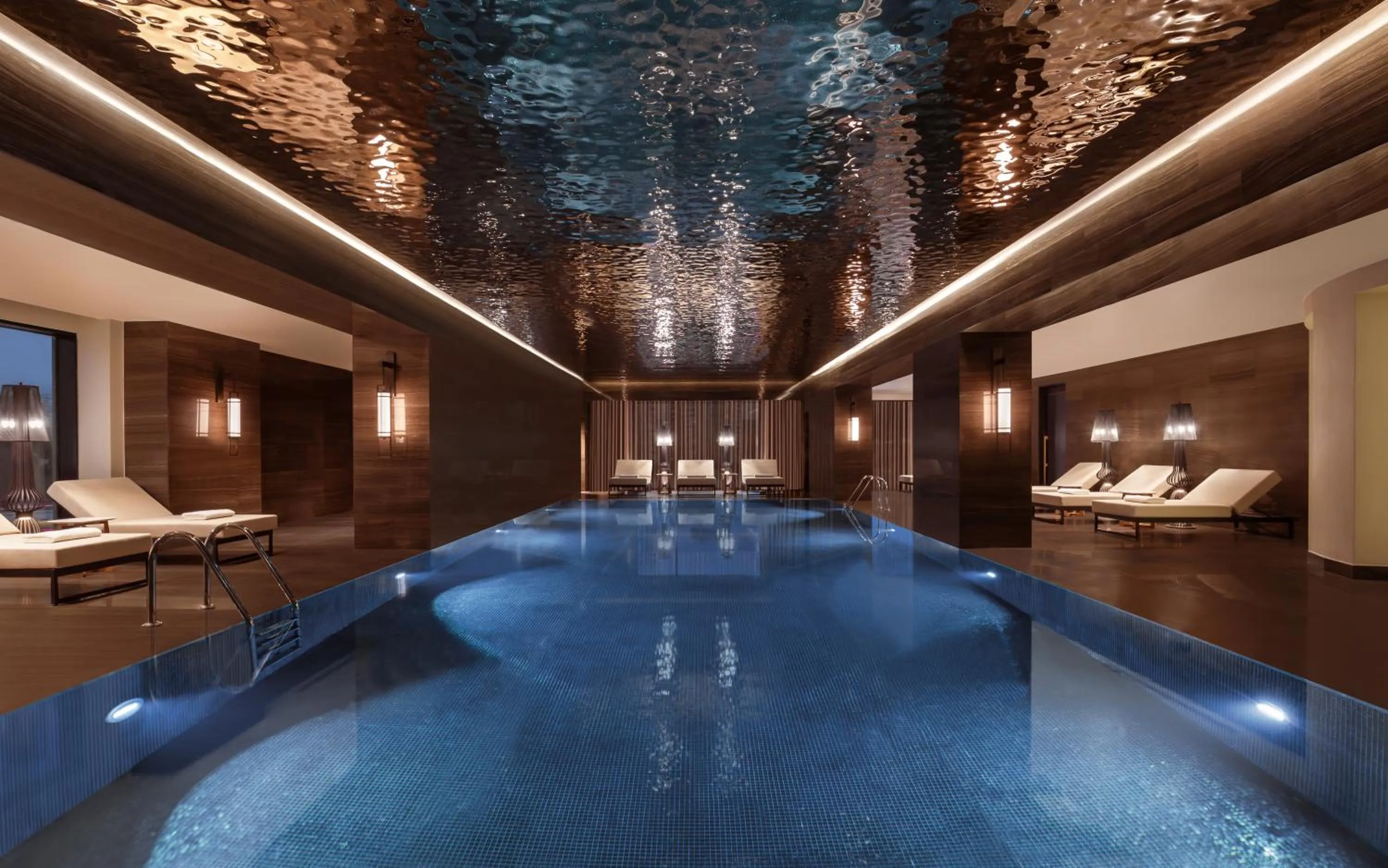 Swimming pool in The Ritz-Carlton, Baku