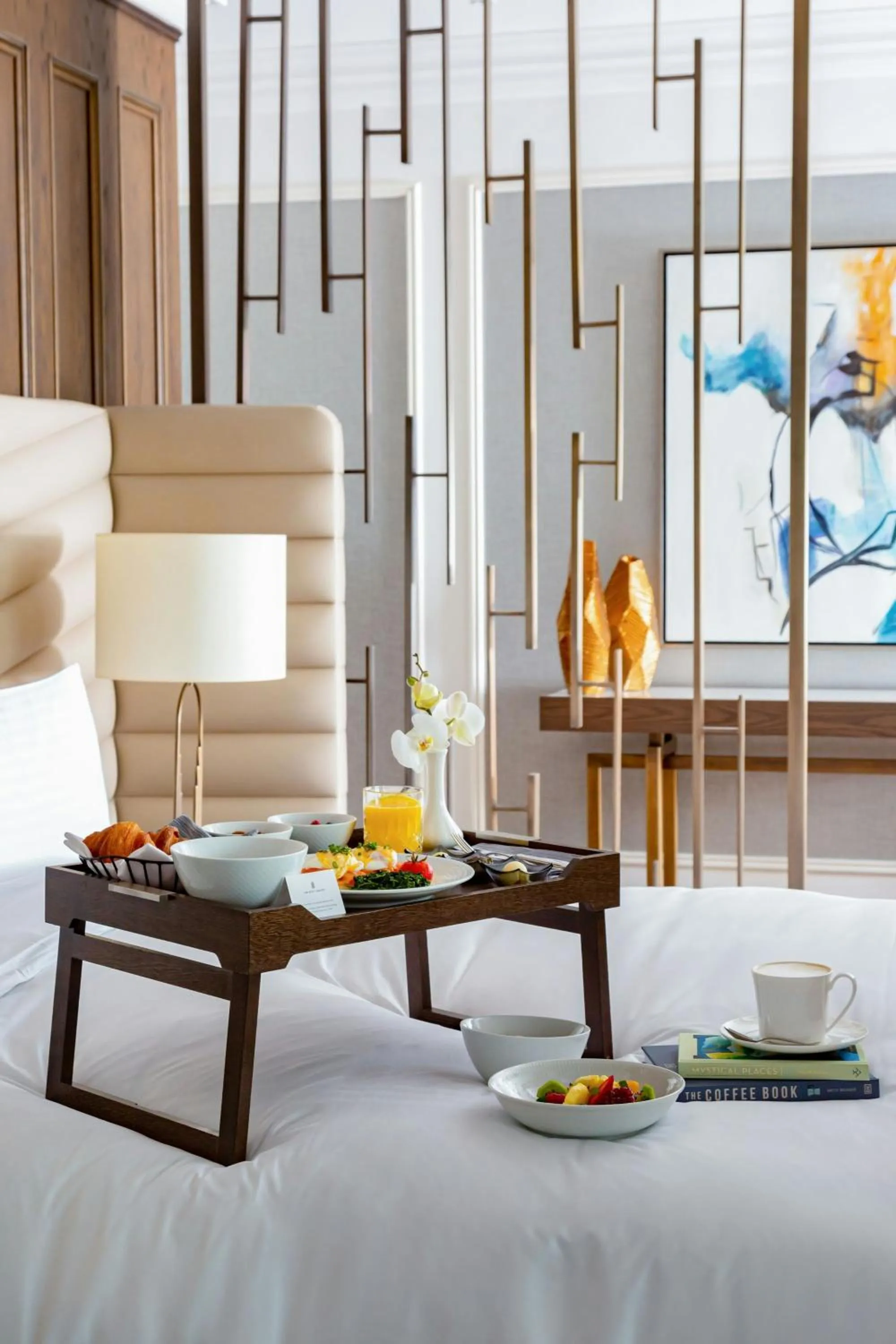 Breakfast, Bed in The Ritz-Carlton, Baku