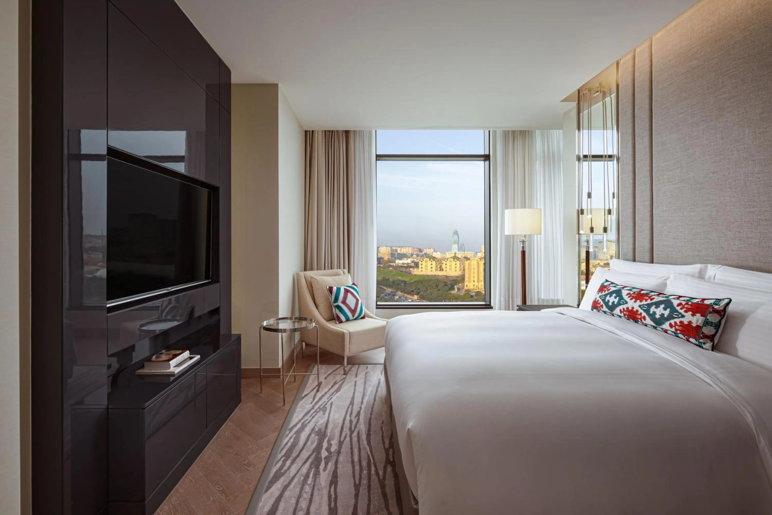 Bedroom, Bed in The Ritz-Carlton, Baku