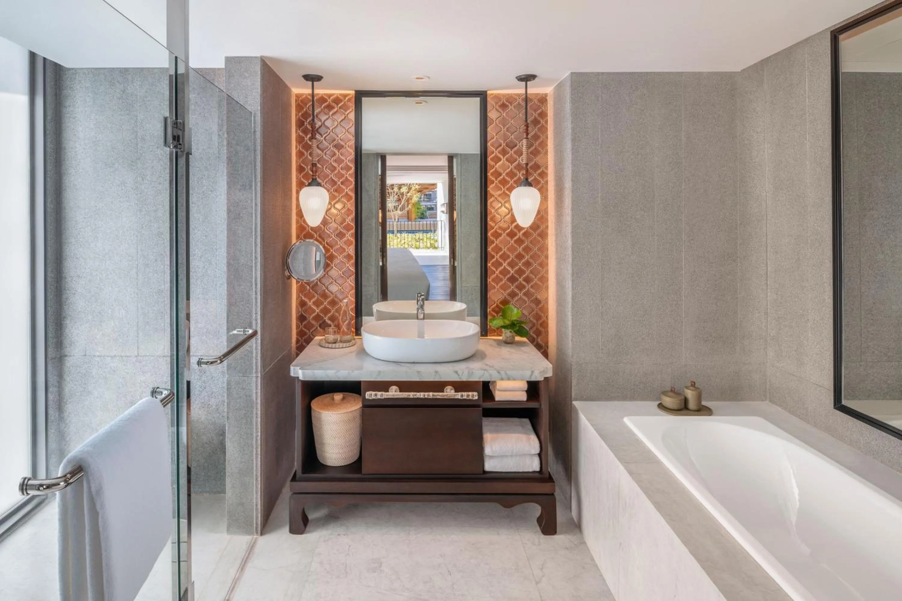 Bathroom in JW Marriott Khao Lak Resort Suites