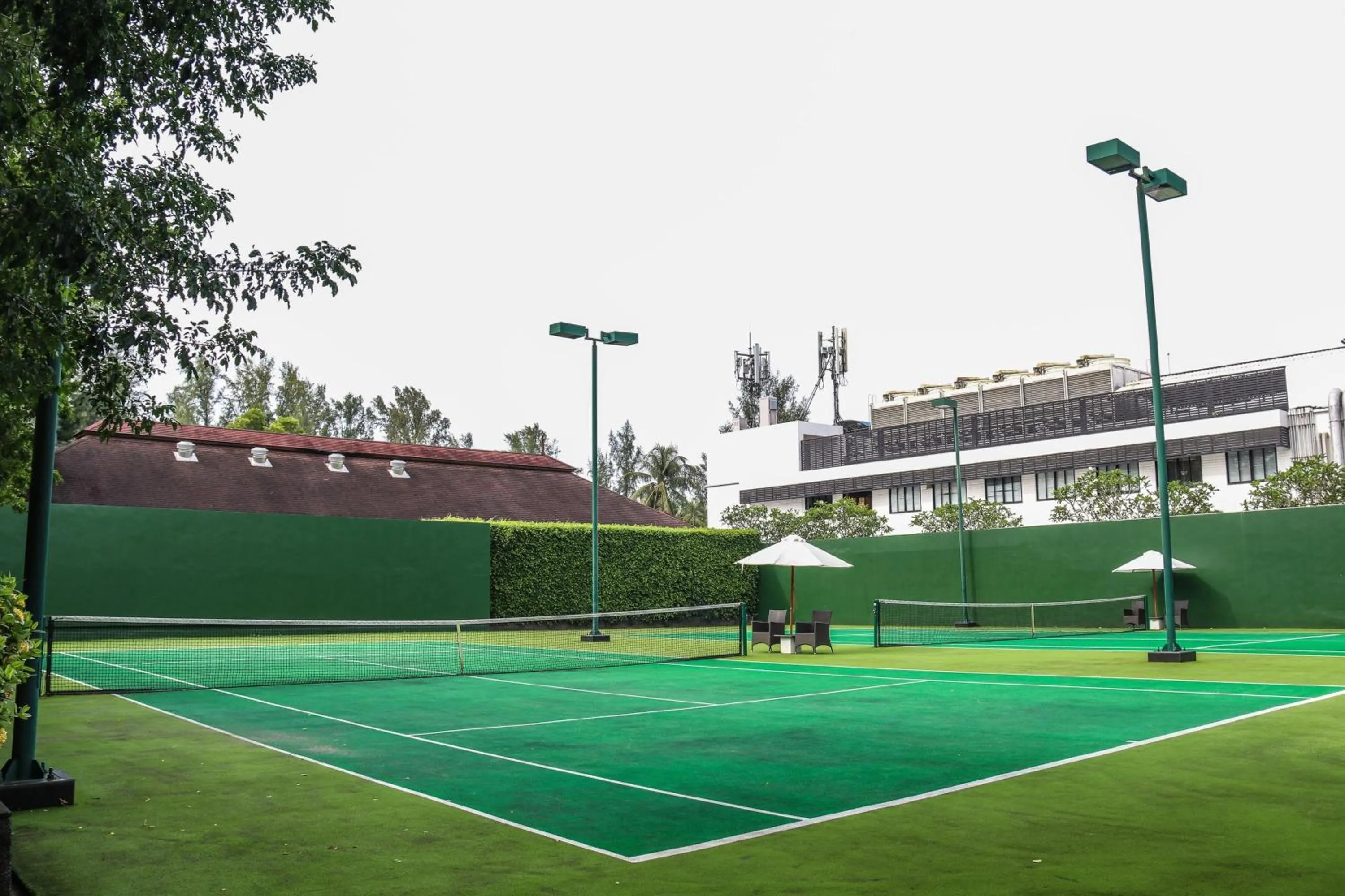 Tennis court in JW Marriott Khao Lak Resort Suites