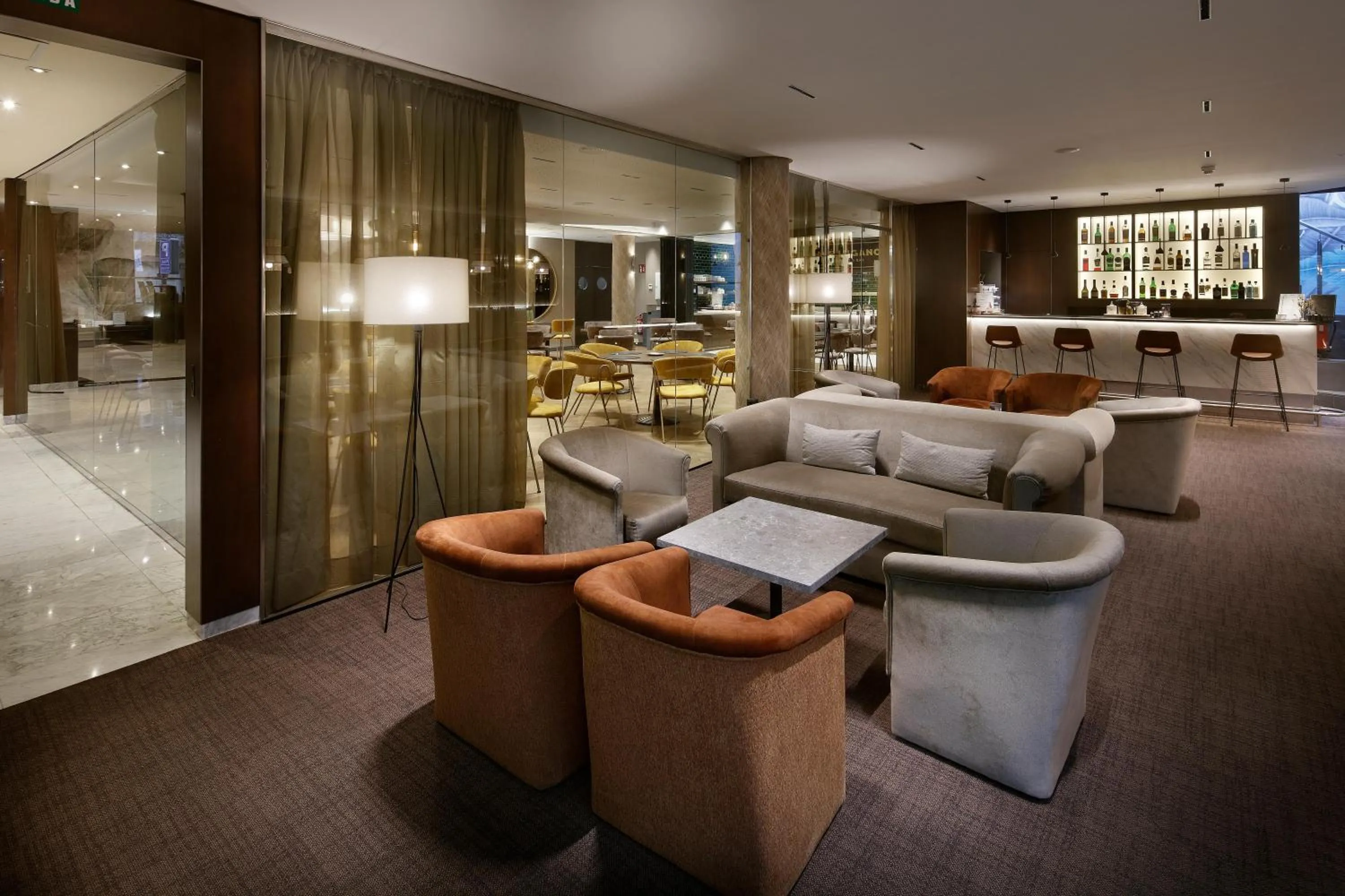 Lounge or bar in HCC St. Moritz