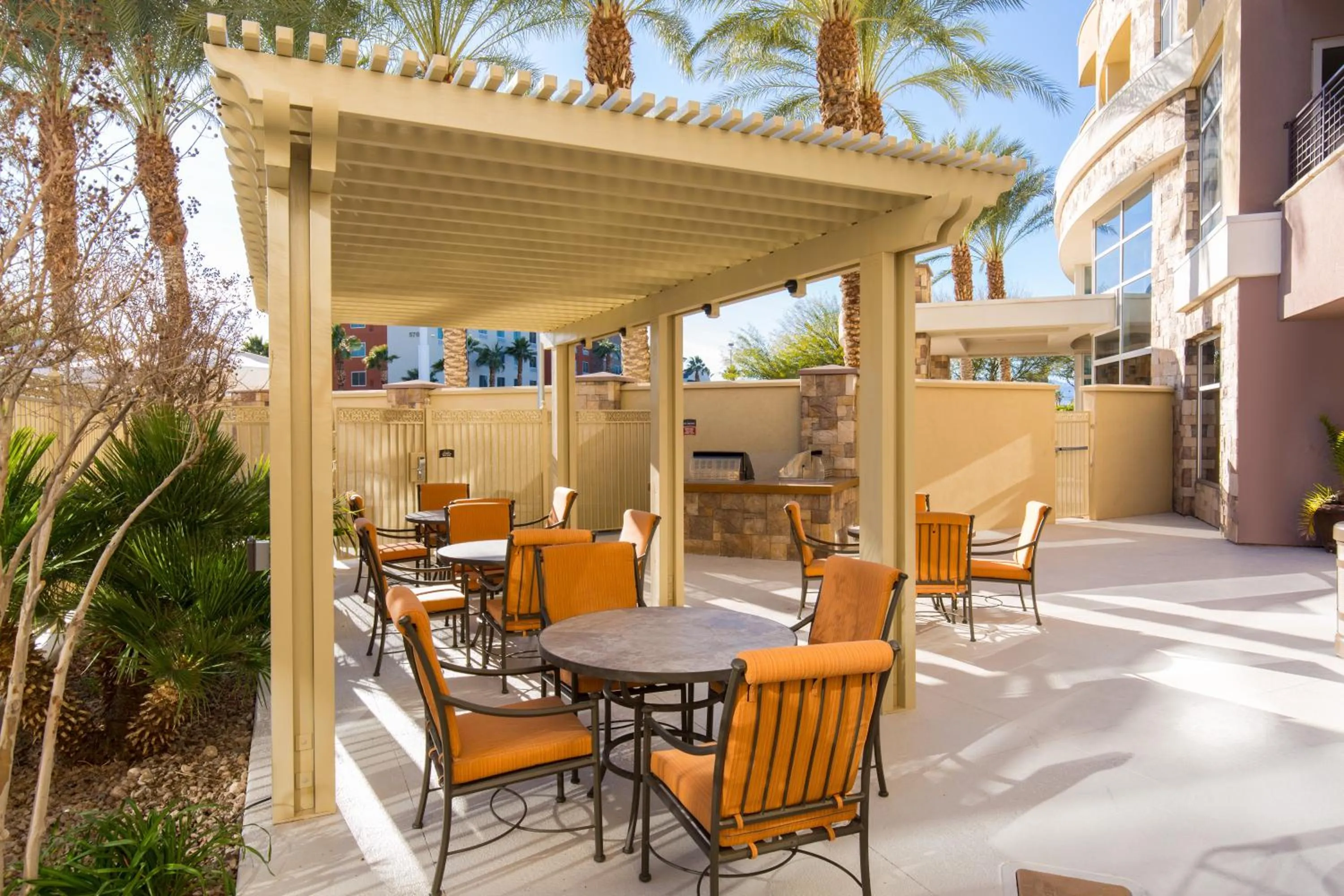 Patio in Staybridge Suites Las Vegas - Stadium District
