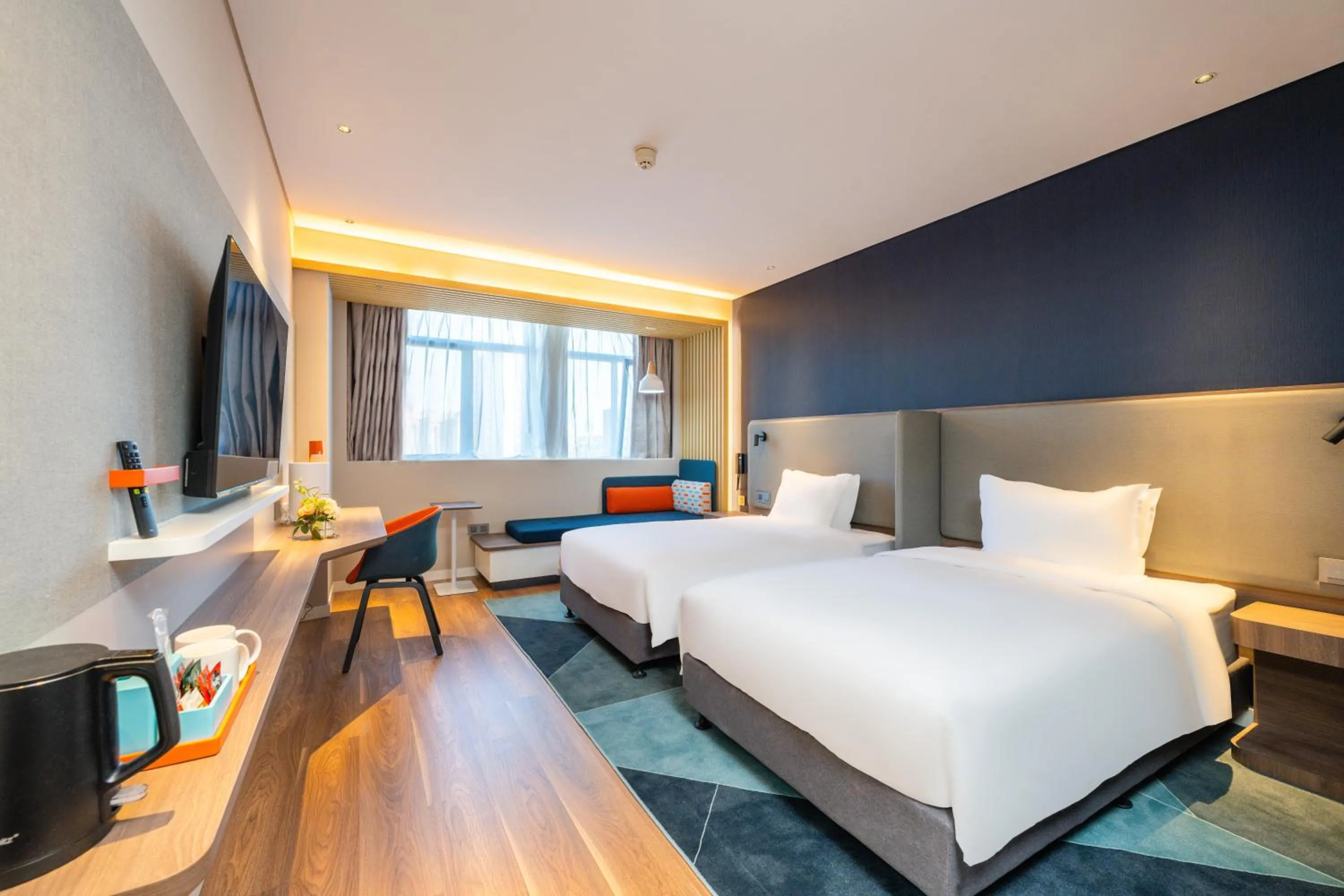 Bedroom, Bed in Holiday Inn Express Xinji City Center by IHG