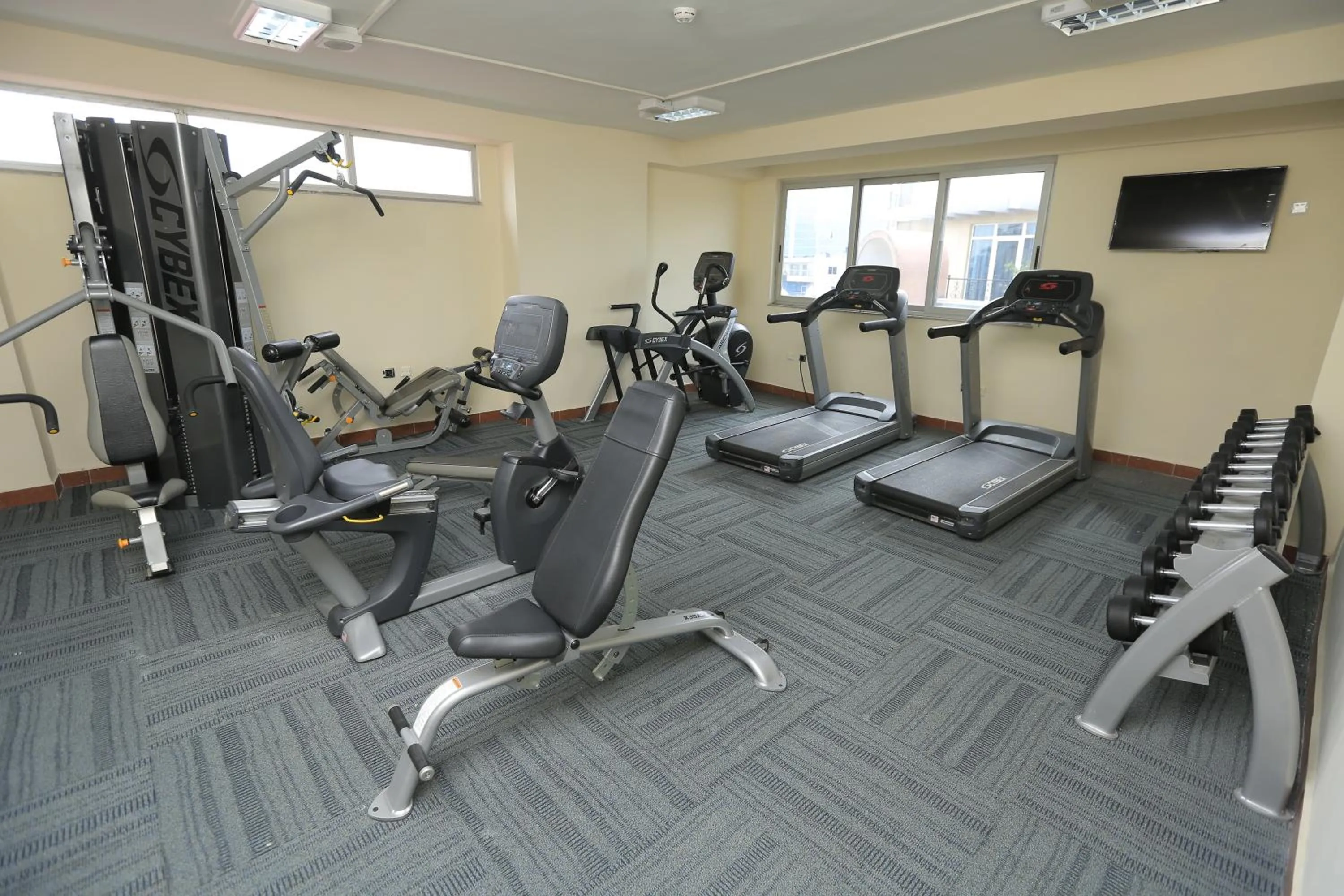 Fitness centre/facilities in Cassiopeia Hotel