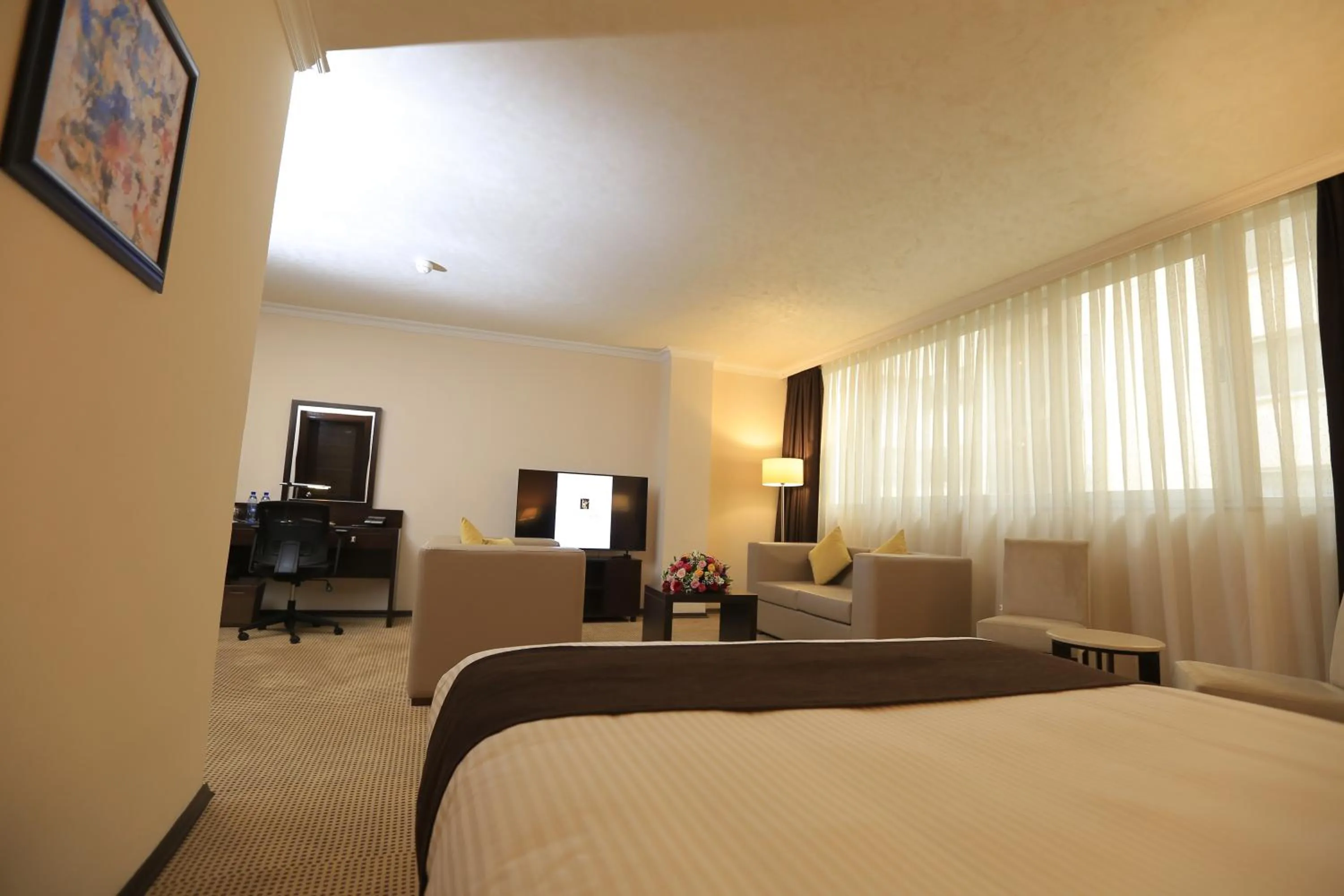 Photo of the whole room, Bed in Cassiopeia Hotel