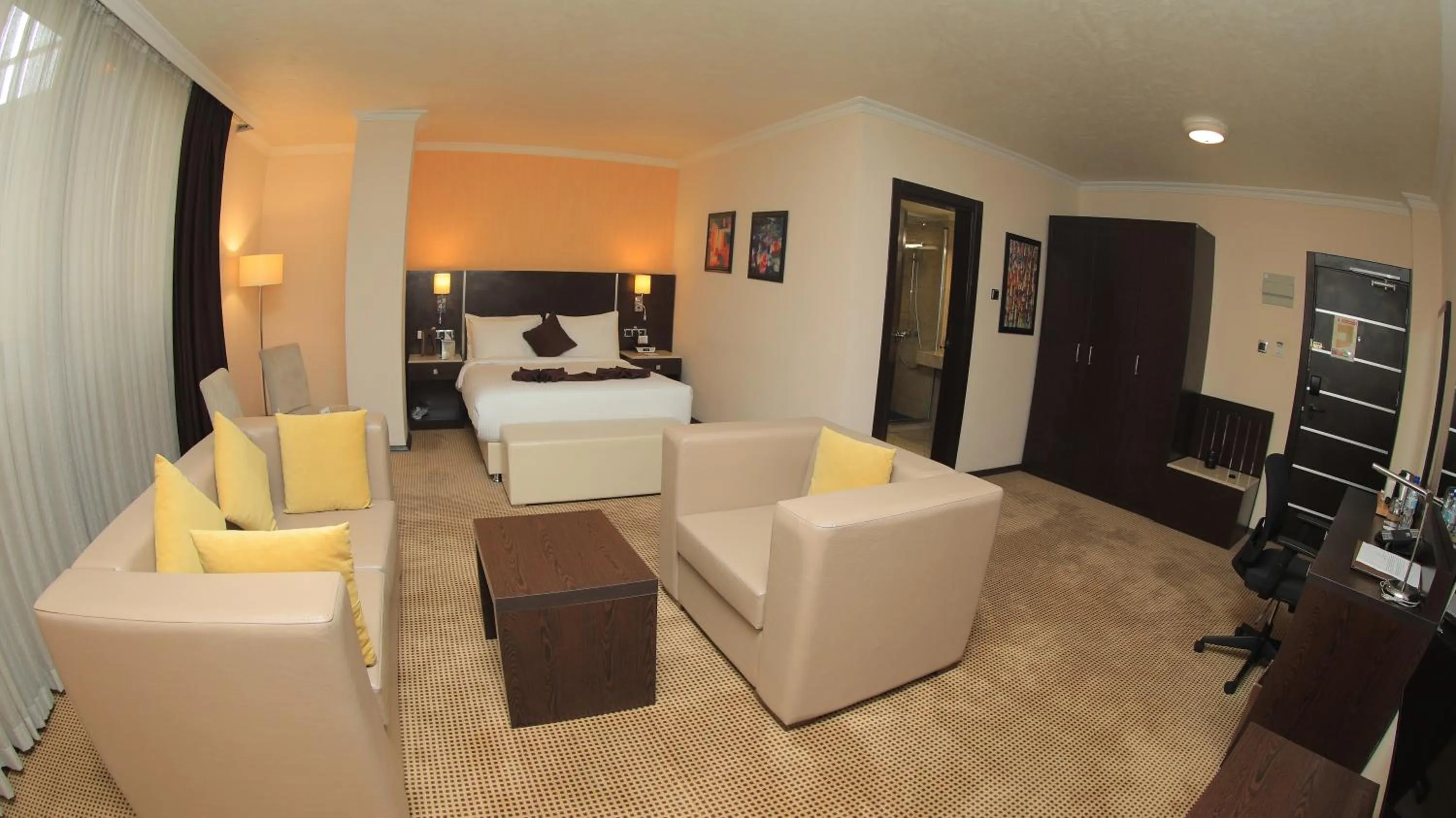 Bed in Cassiopeia Hotel