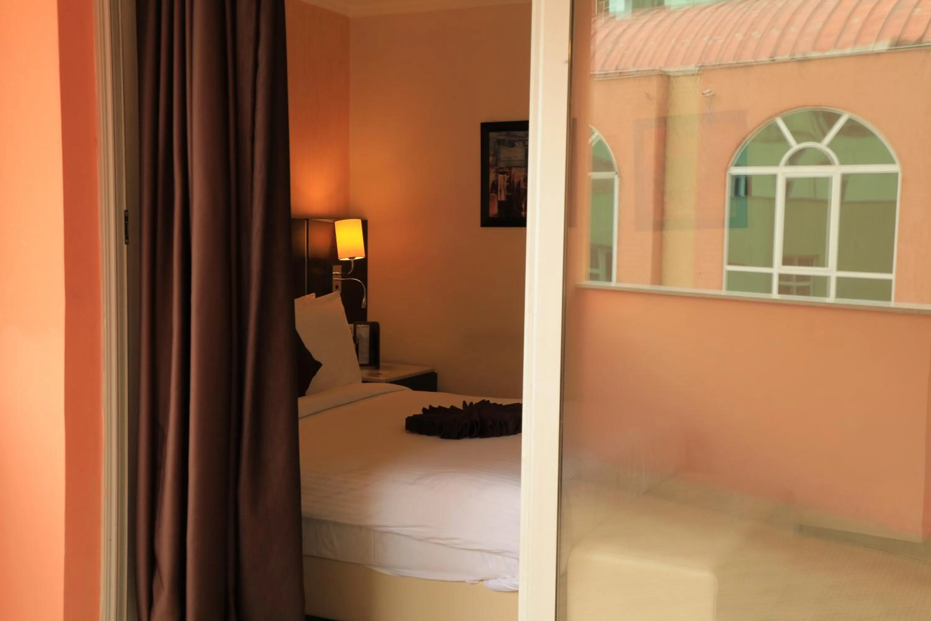 Bed in Cassiopeia Hotel