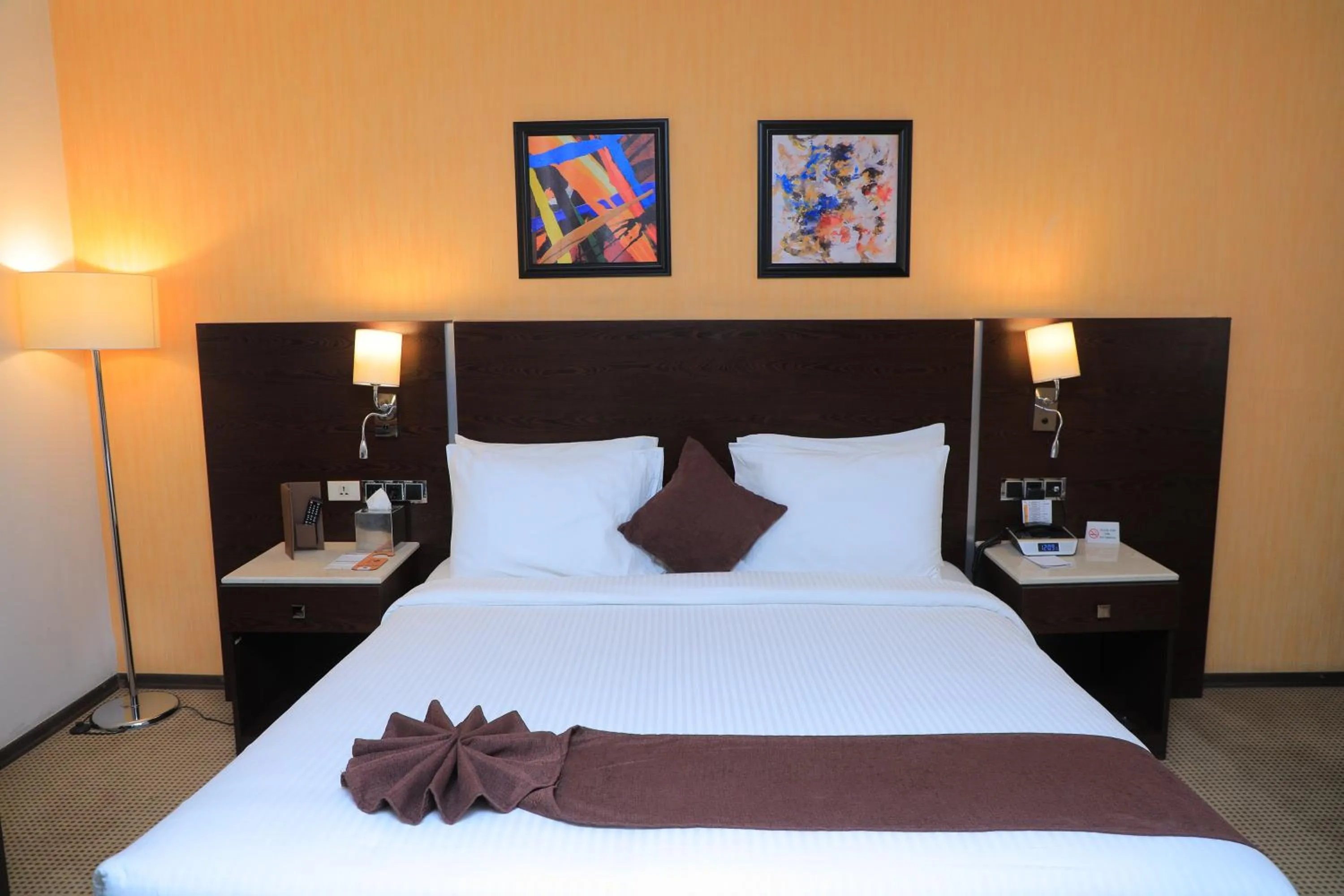 Bed in Cassiopeia Hotel