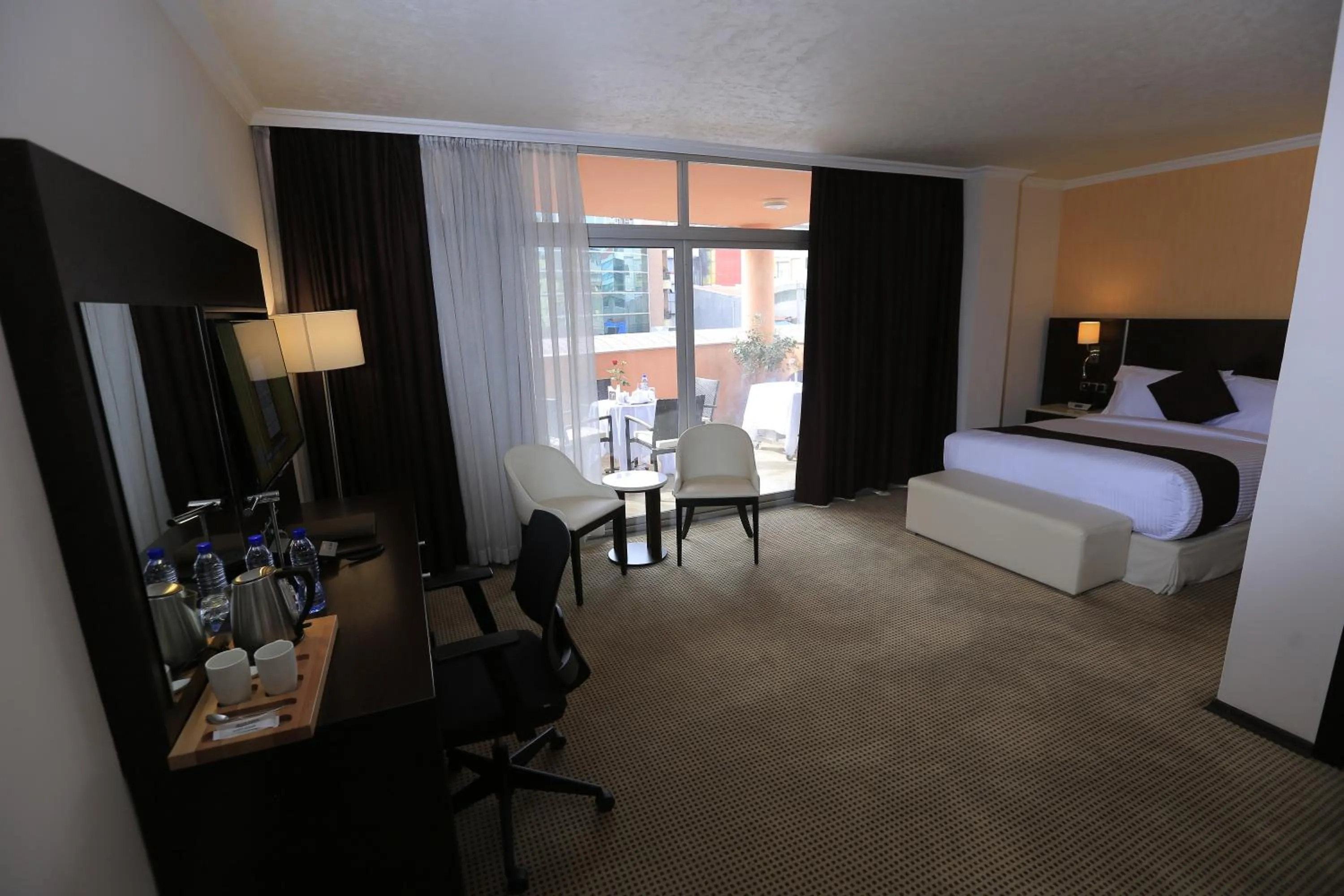 Photo of the whole room, Bed in Cassiopeia Hotel