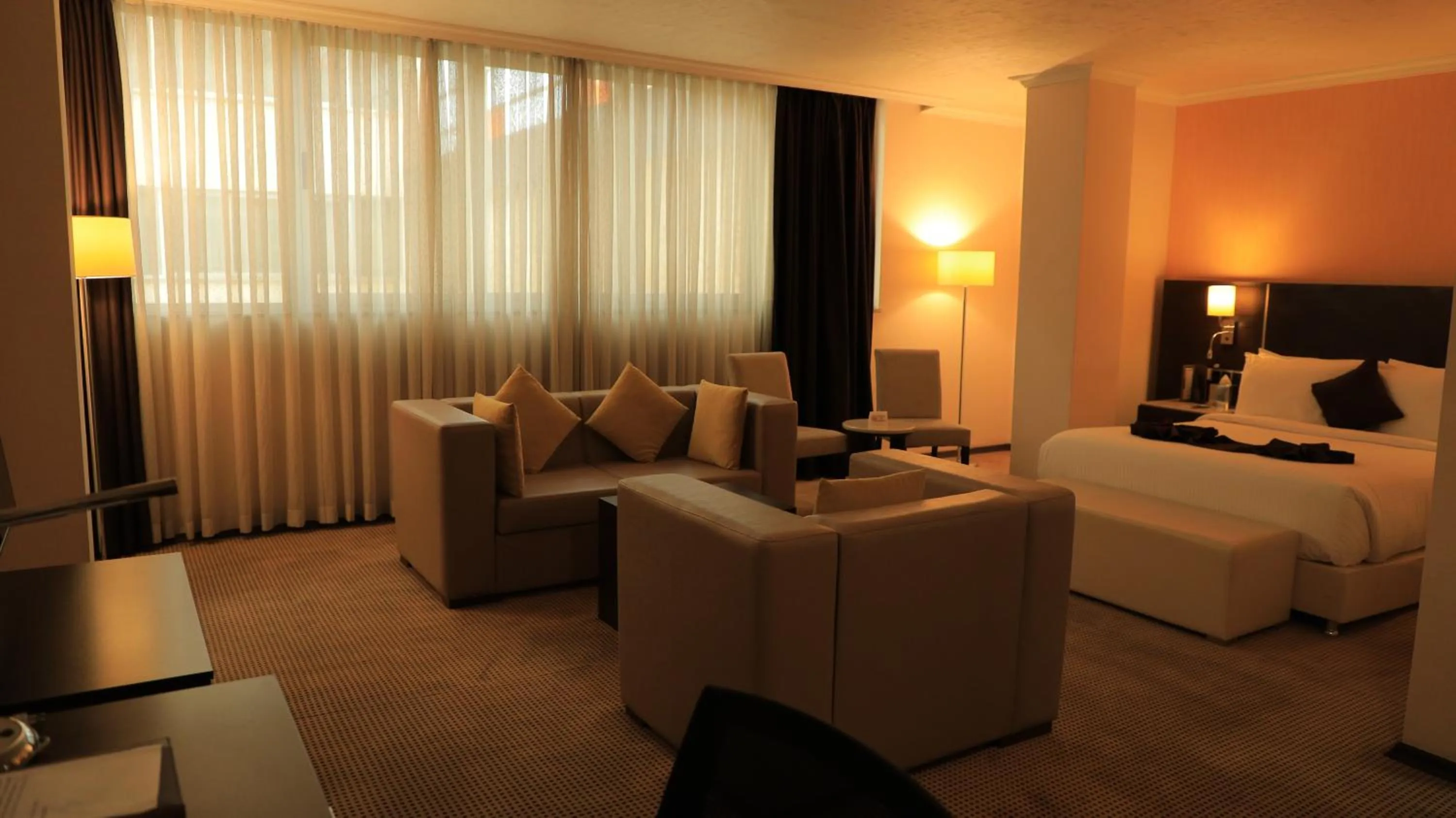 Bed in Cassiopeia Hotel