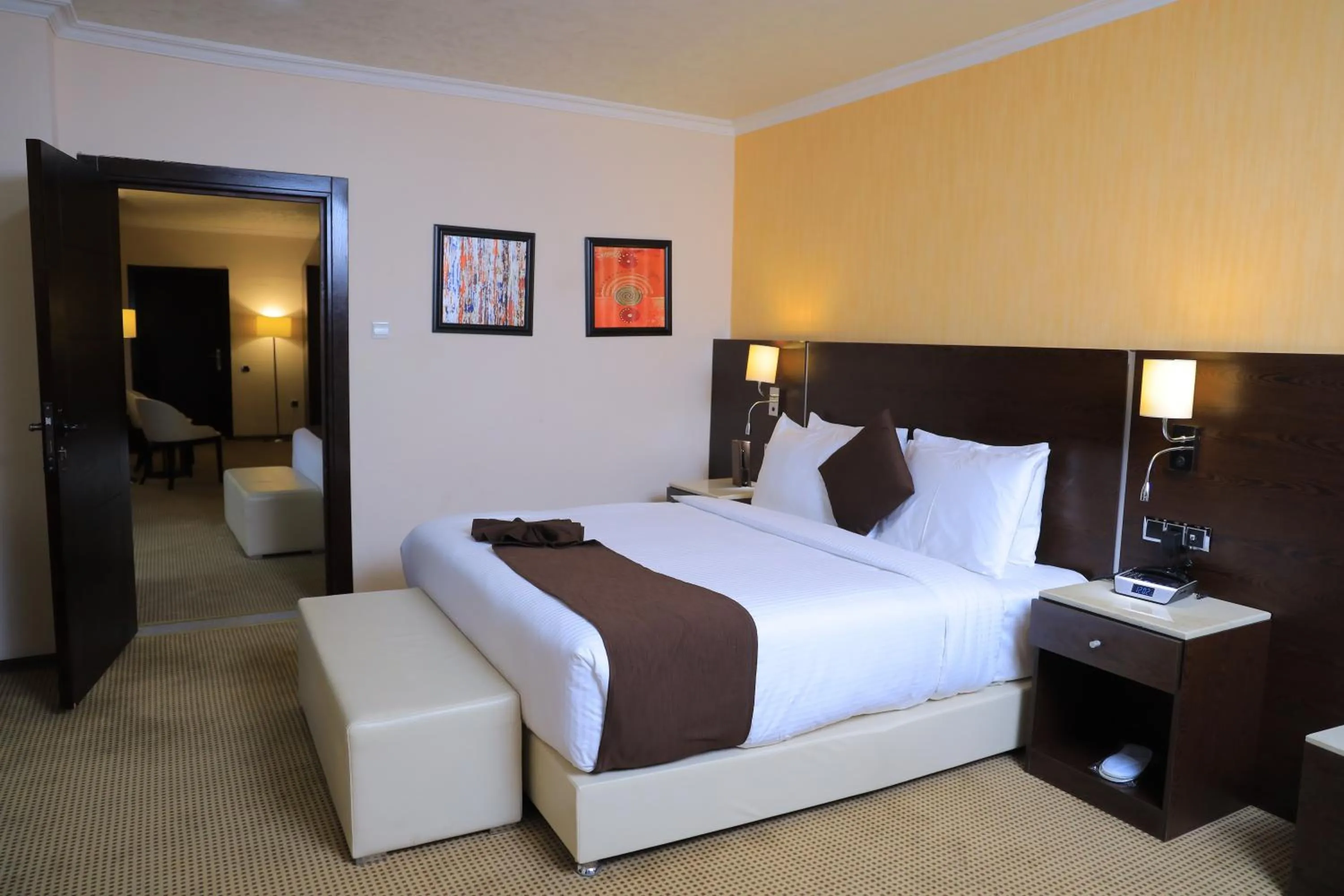 Bed in Cassiopeia Hotel