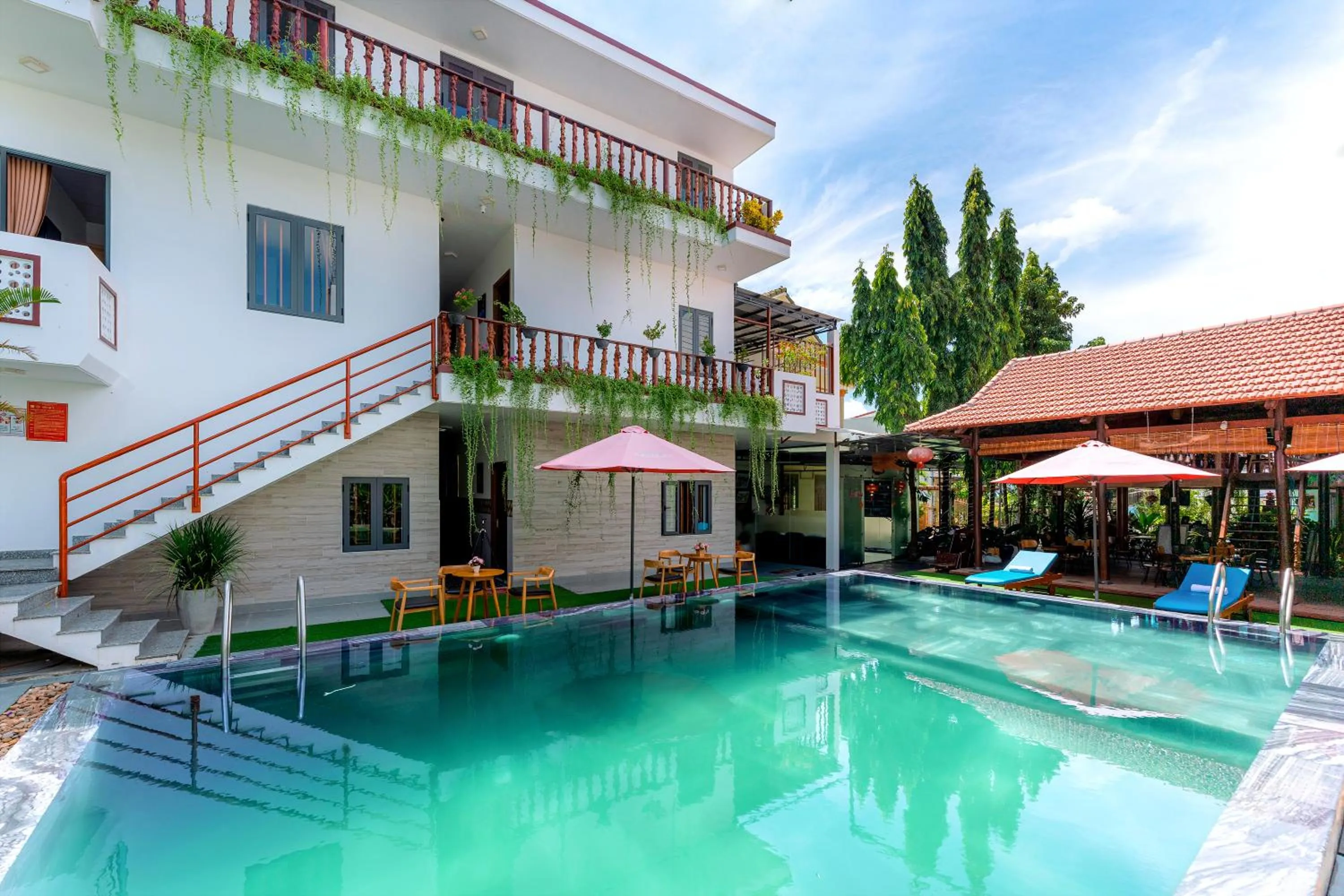Pool view in Alley Garden Homestay Hoi An