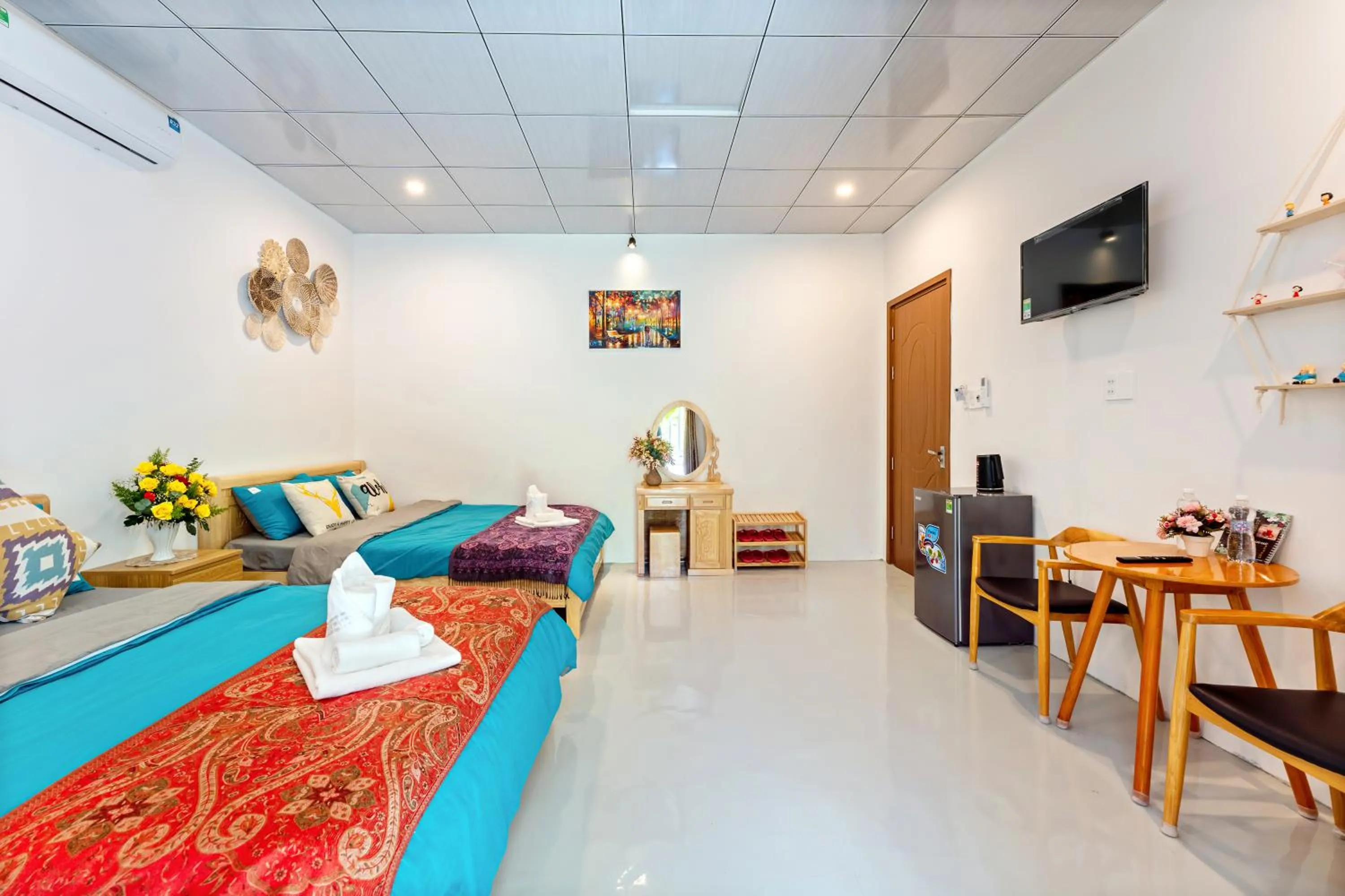 Seating area, Bed in Alley Garden Homestay Hoi An