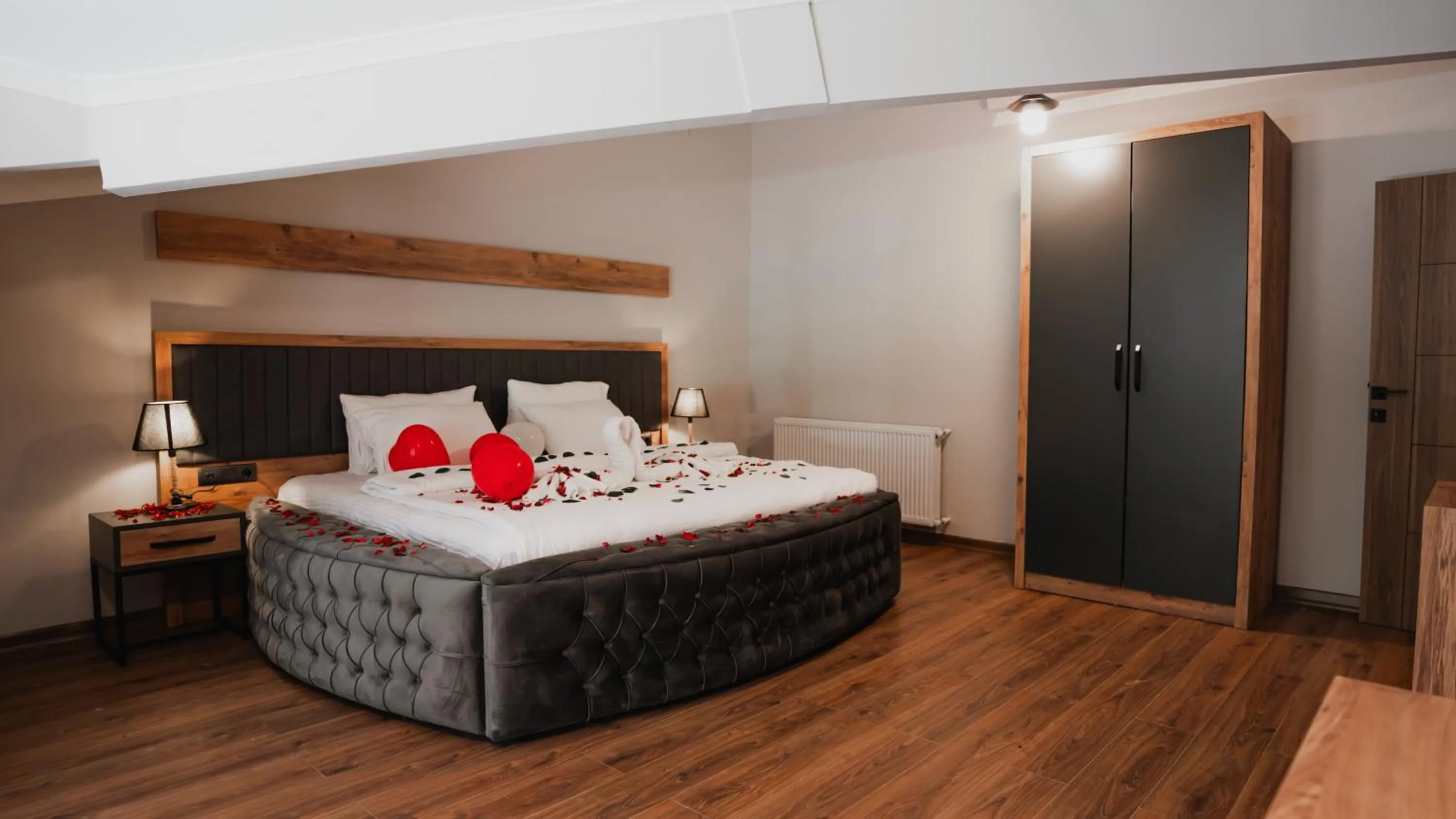 Bed in PAZARCIK MOUNTAIN HOTEL