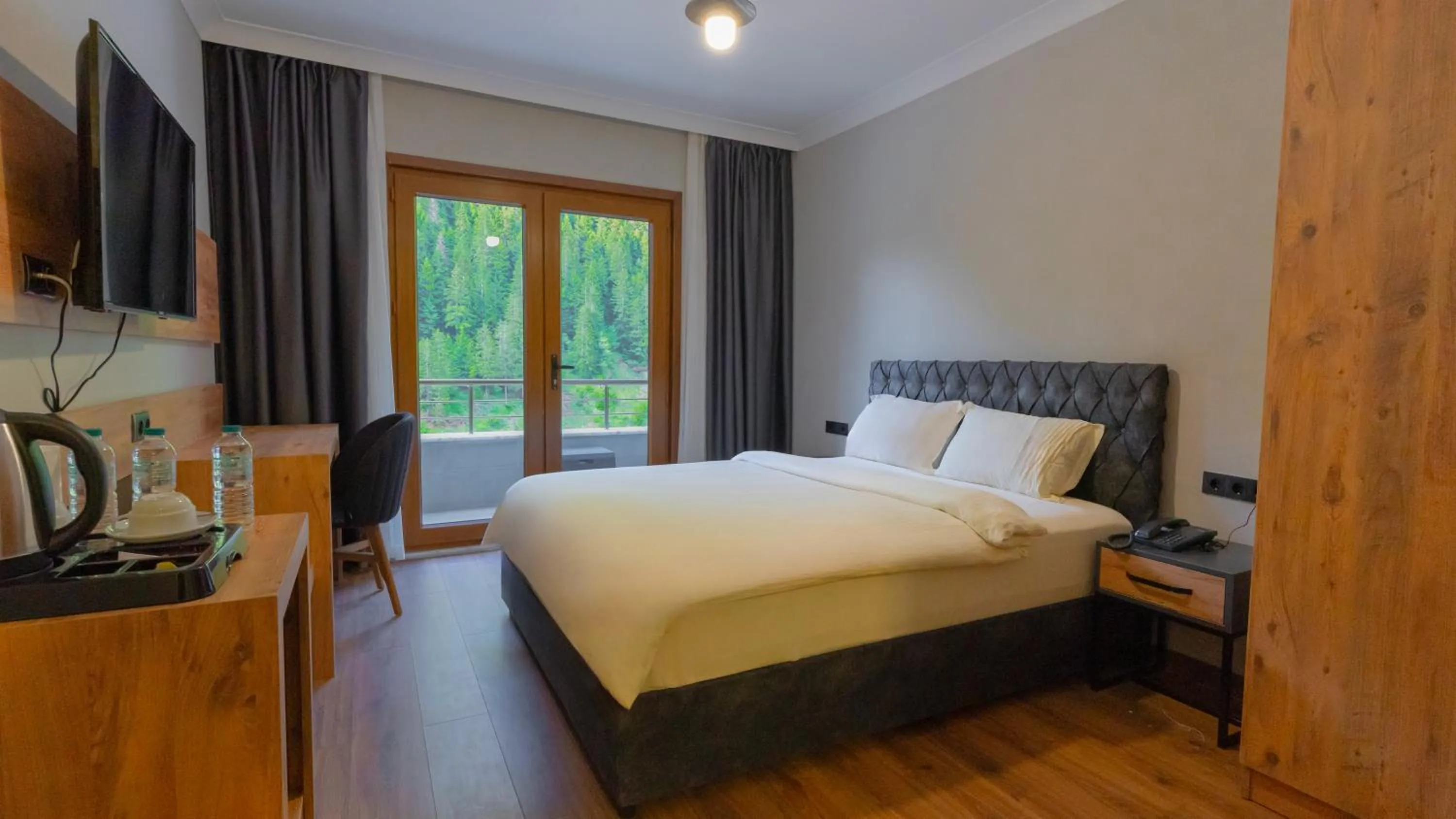 Bed in PAZARCIK MOUNTAIN HOTEL