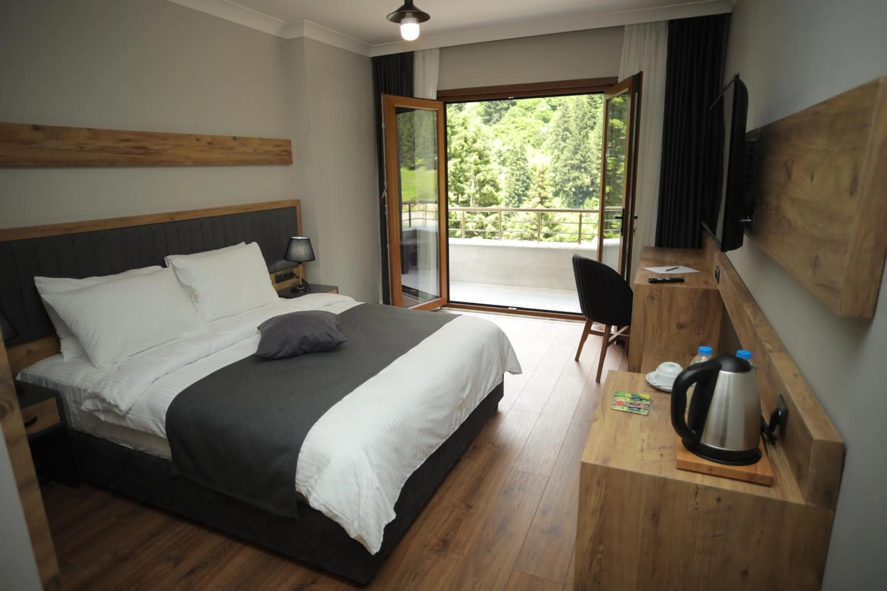 Bed in PAZARCIK MOUNTAIN HOTEL