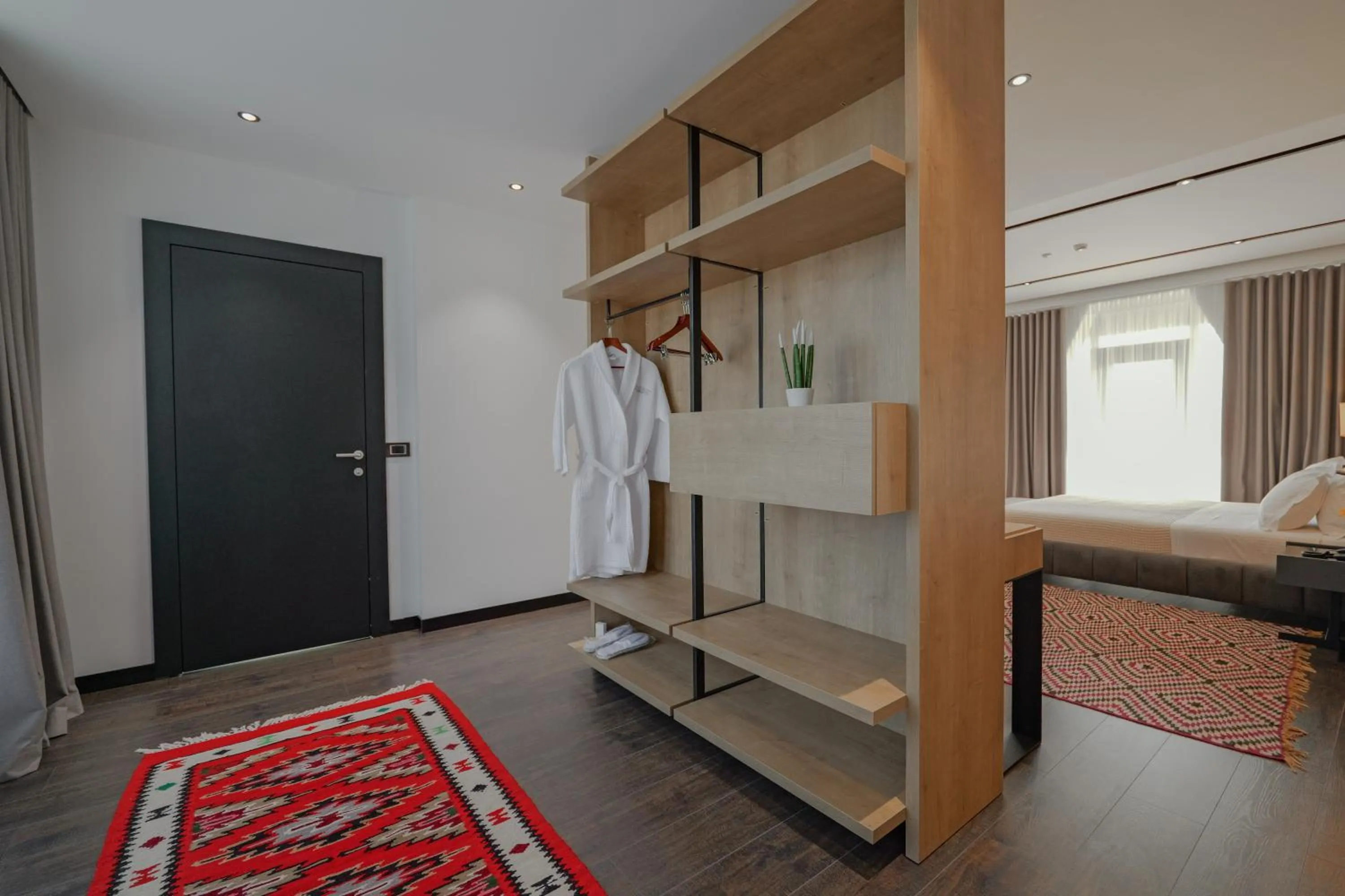 Bed in Hotel Uji Ftohte Tepelene