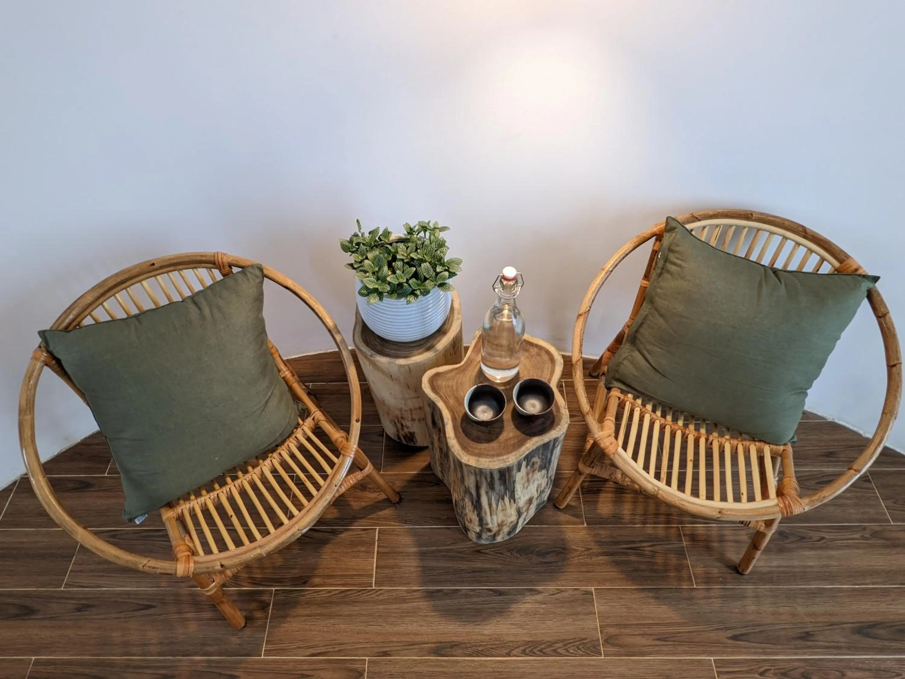 Seating area in Metta Homestay Hue