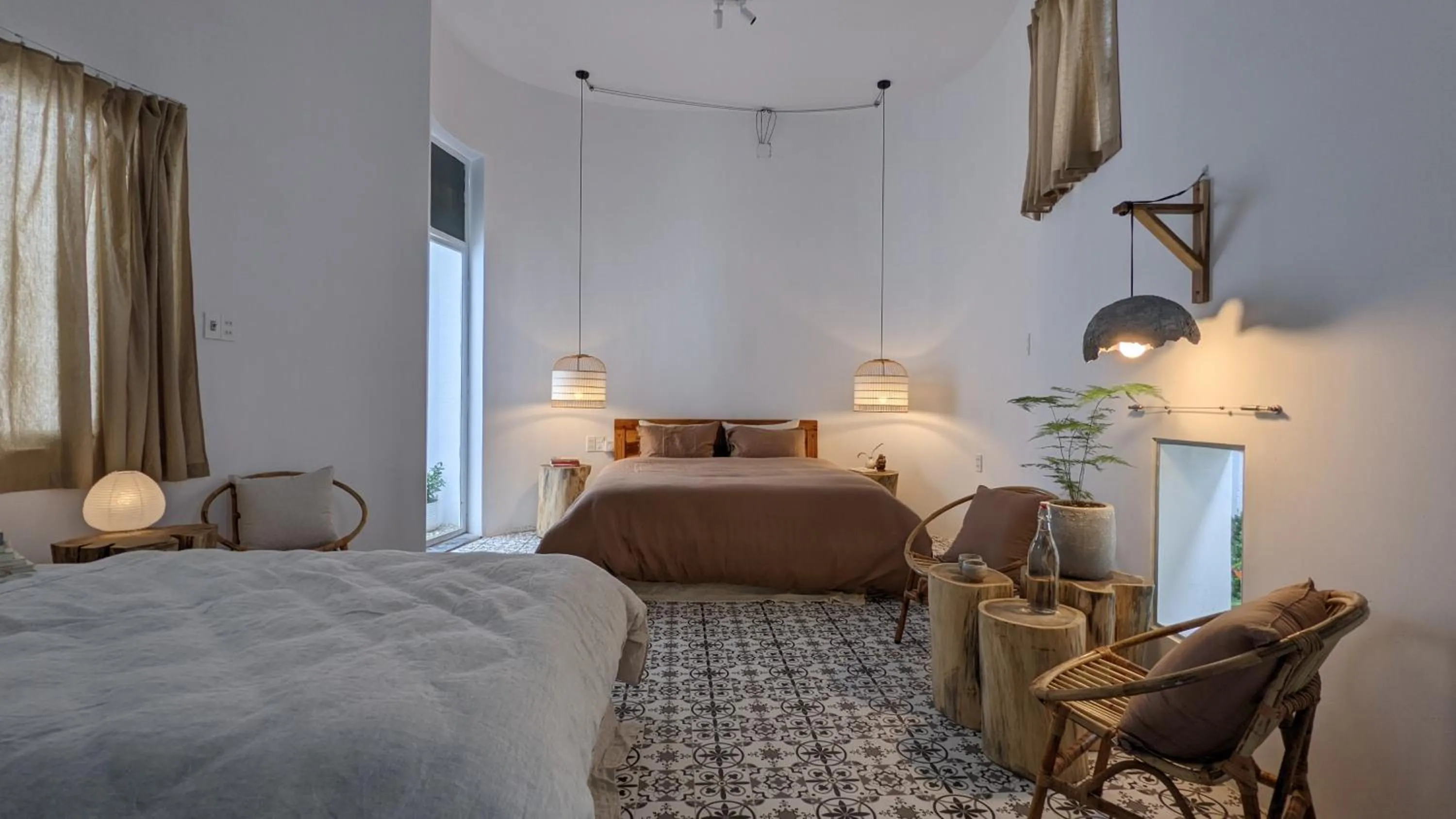 Bed in Metta Homestay Hue