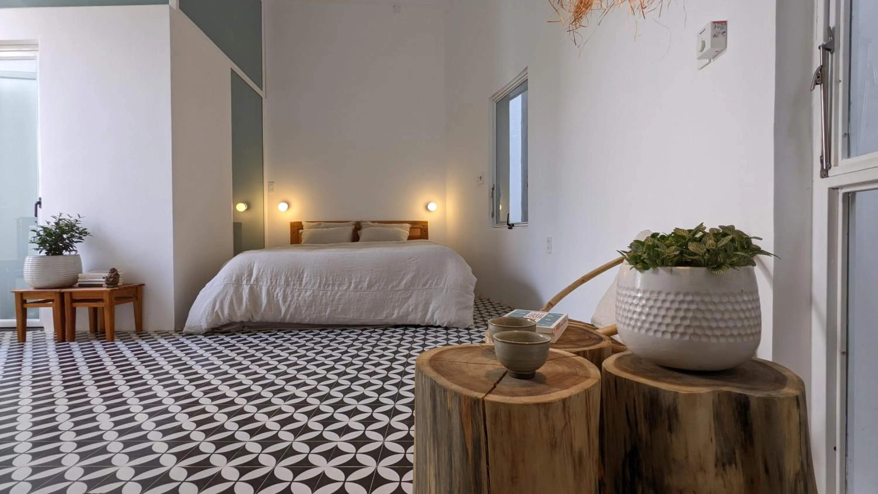 Bed in Metta Homestay Hue