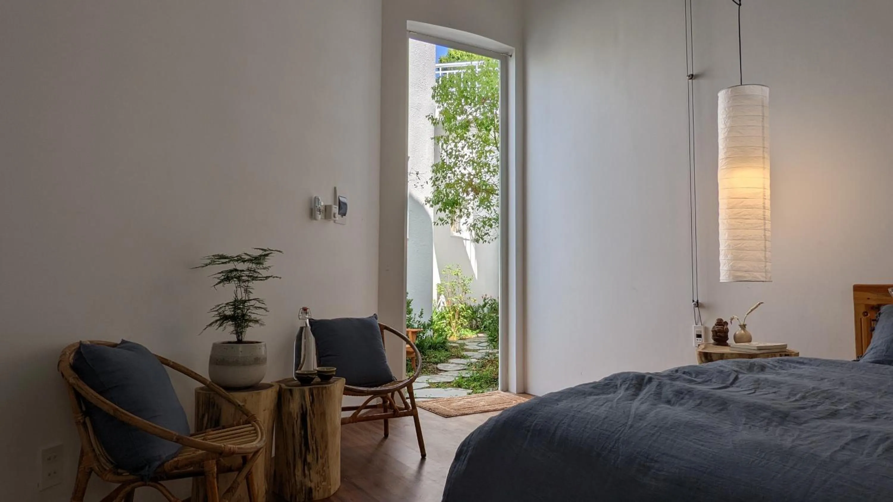 Garden view, Bed in Metta Homestay Hue