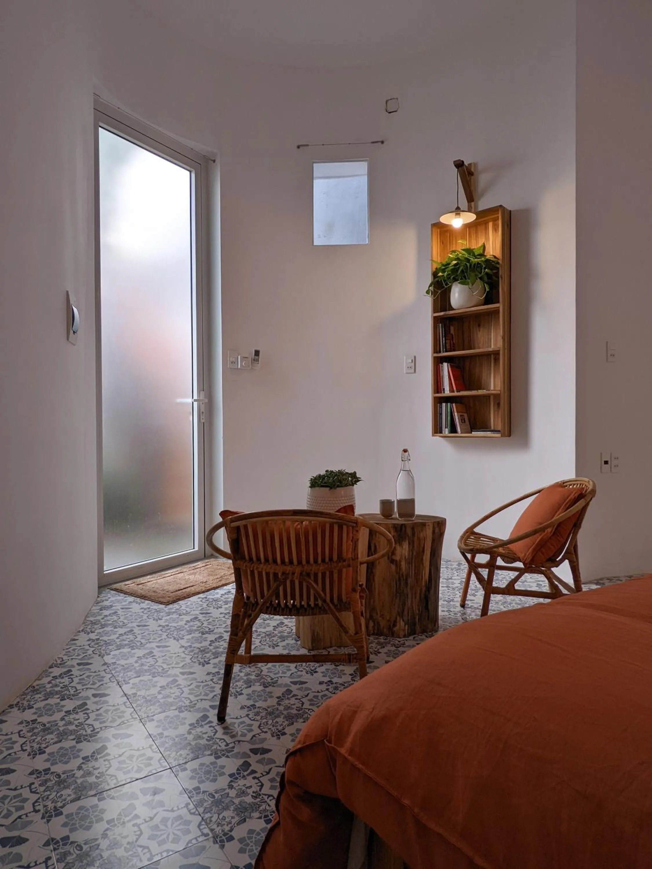 Seating area in Metta Homestay Hue