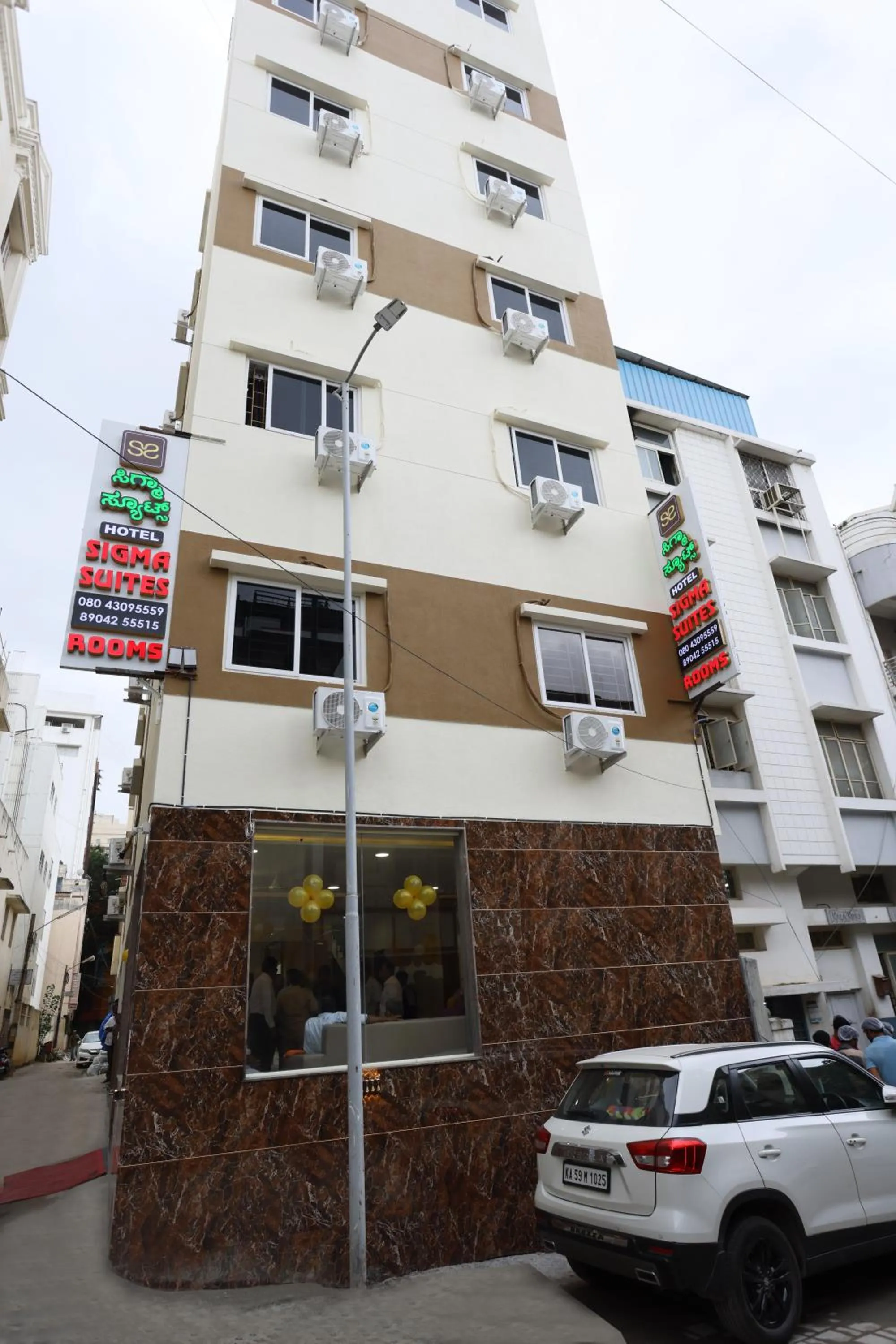 Property building in Hotel Sigma Suites