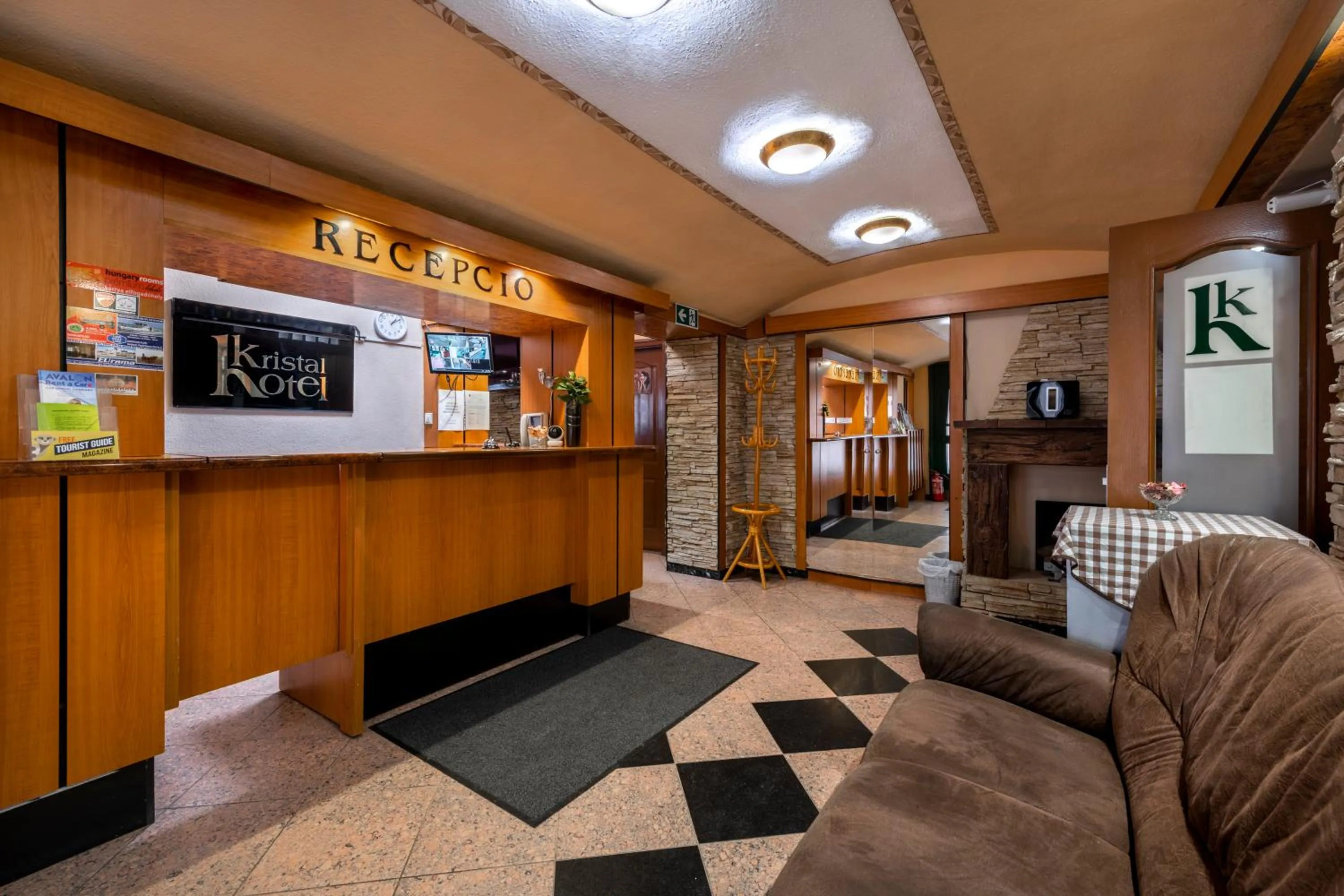 Lobby or reception in Hotel Kristal Gellért Hill
