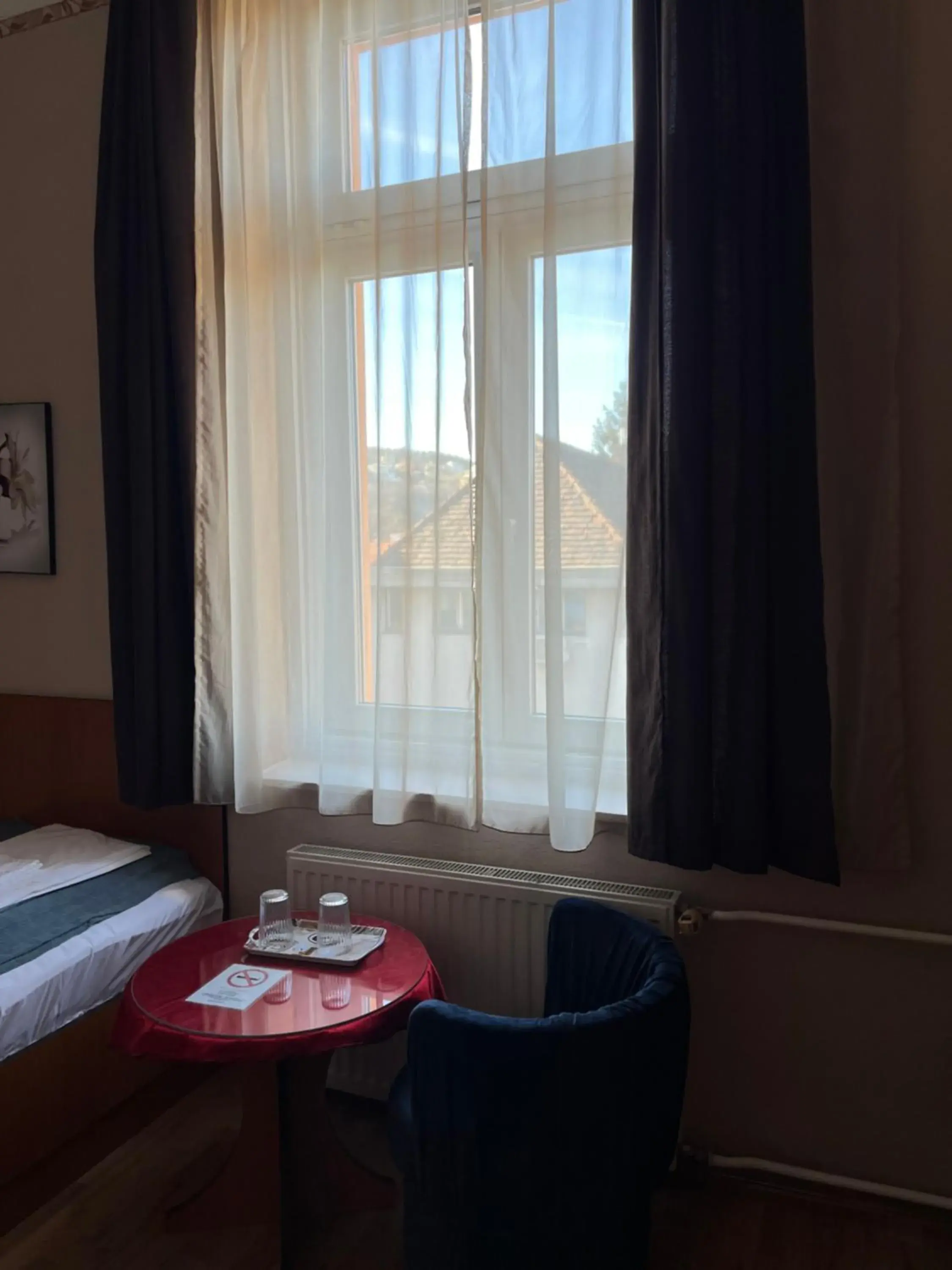 Standard Twin Room with Garden View in Hotel Kristal Gellért Hill Standard Twin Room with Garden View in Hotel Kristal Gellért Hill