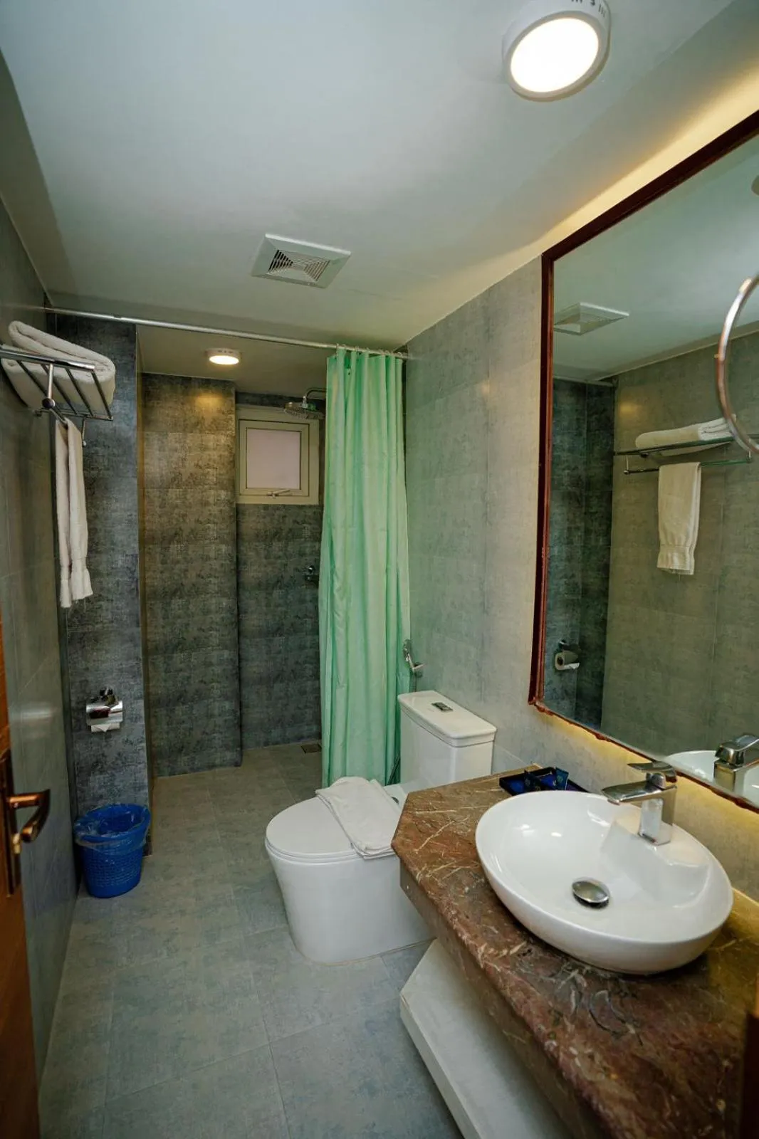 Shower in Royal Raj Hotel