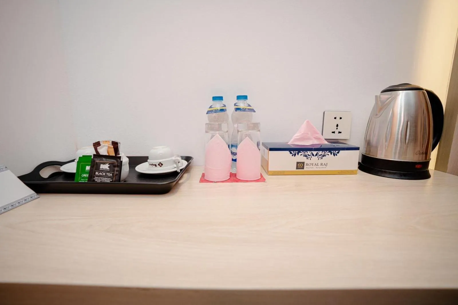 Coffee/tea facilities in Royal Raj Hotel