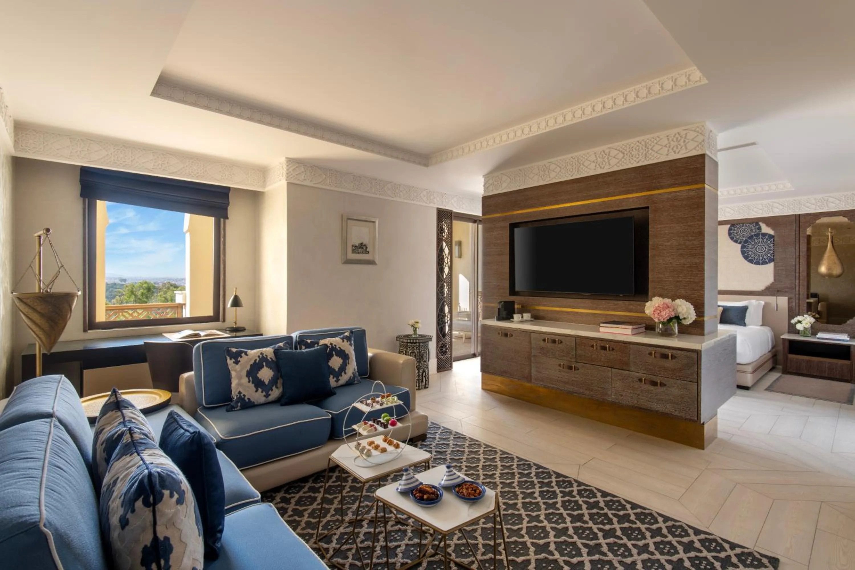 Living room in Fairmont Tazi Palace Tangier