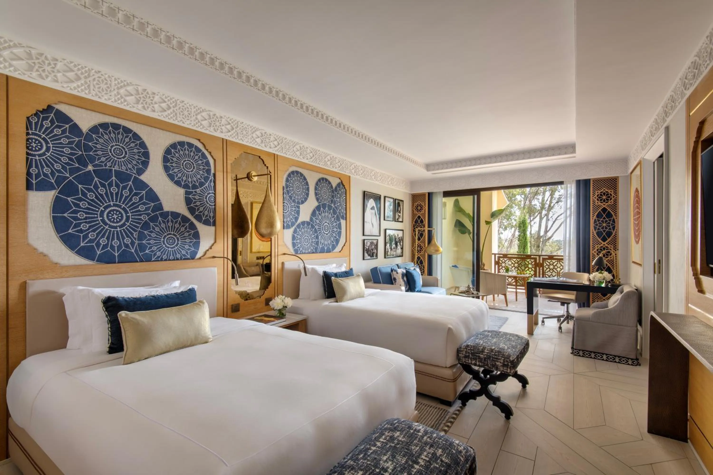 Photo of the whole room, Bed in Fairmont Tazi Palace Tangier