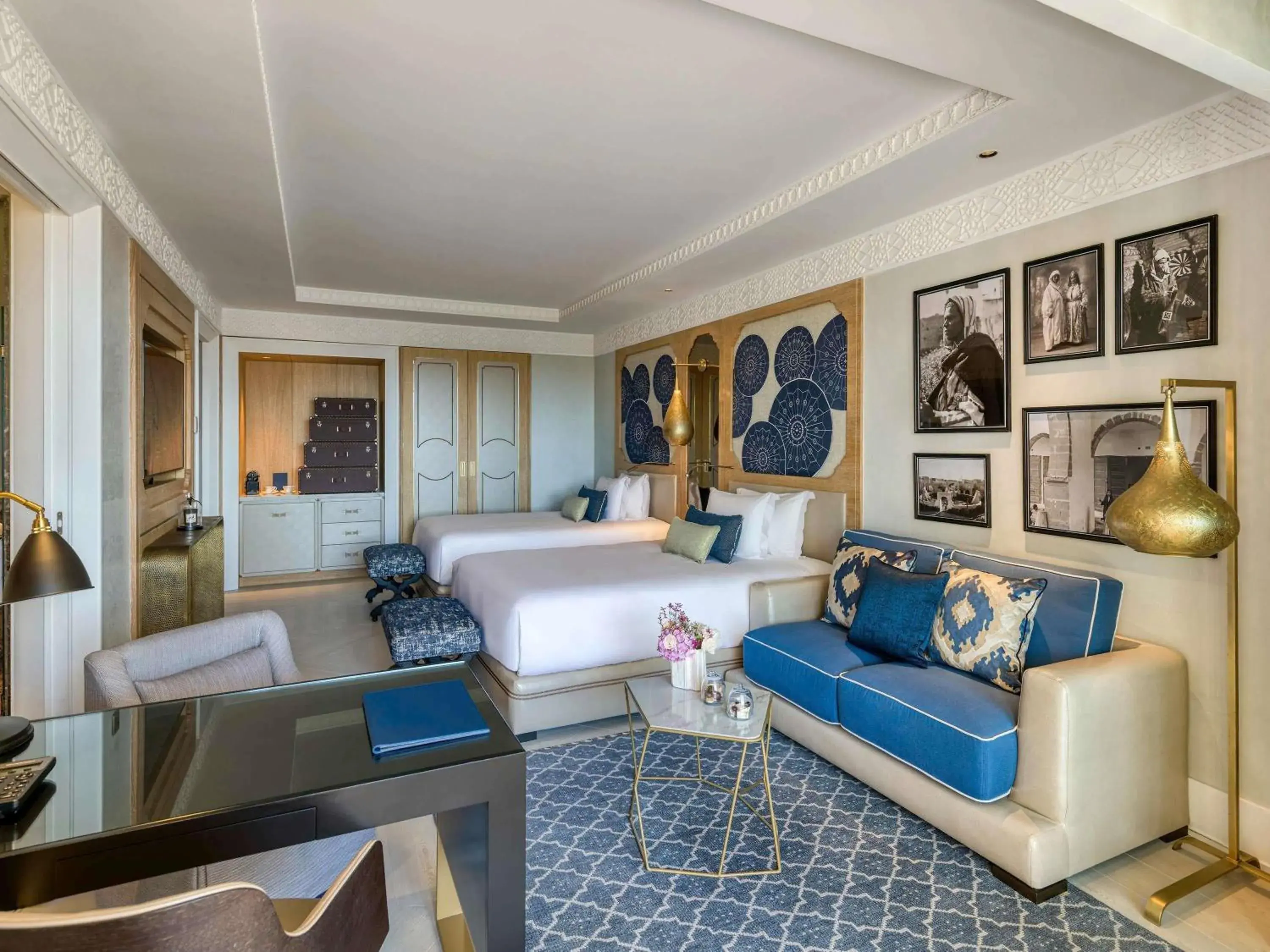 Deluxe Twin Room with Panoramic View in Fairmont Tazi Palace Tangier Deluxe Twin Room with Panoramic View in Fairmont Tazi Palace Tangier