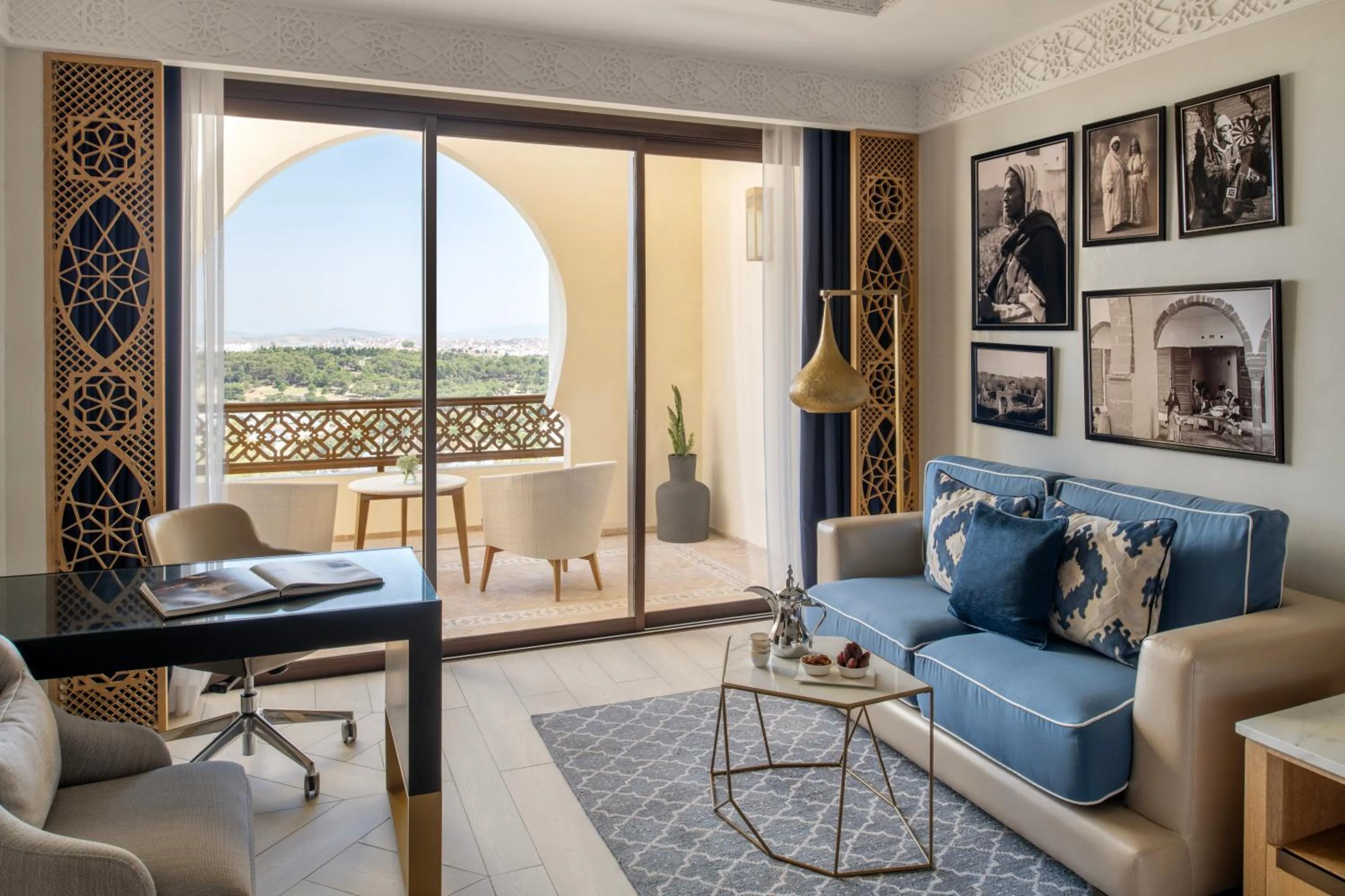 Living room in Fairmont Tazi Palace Tangier