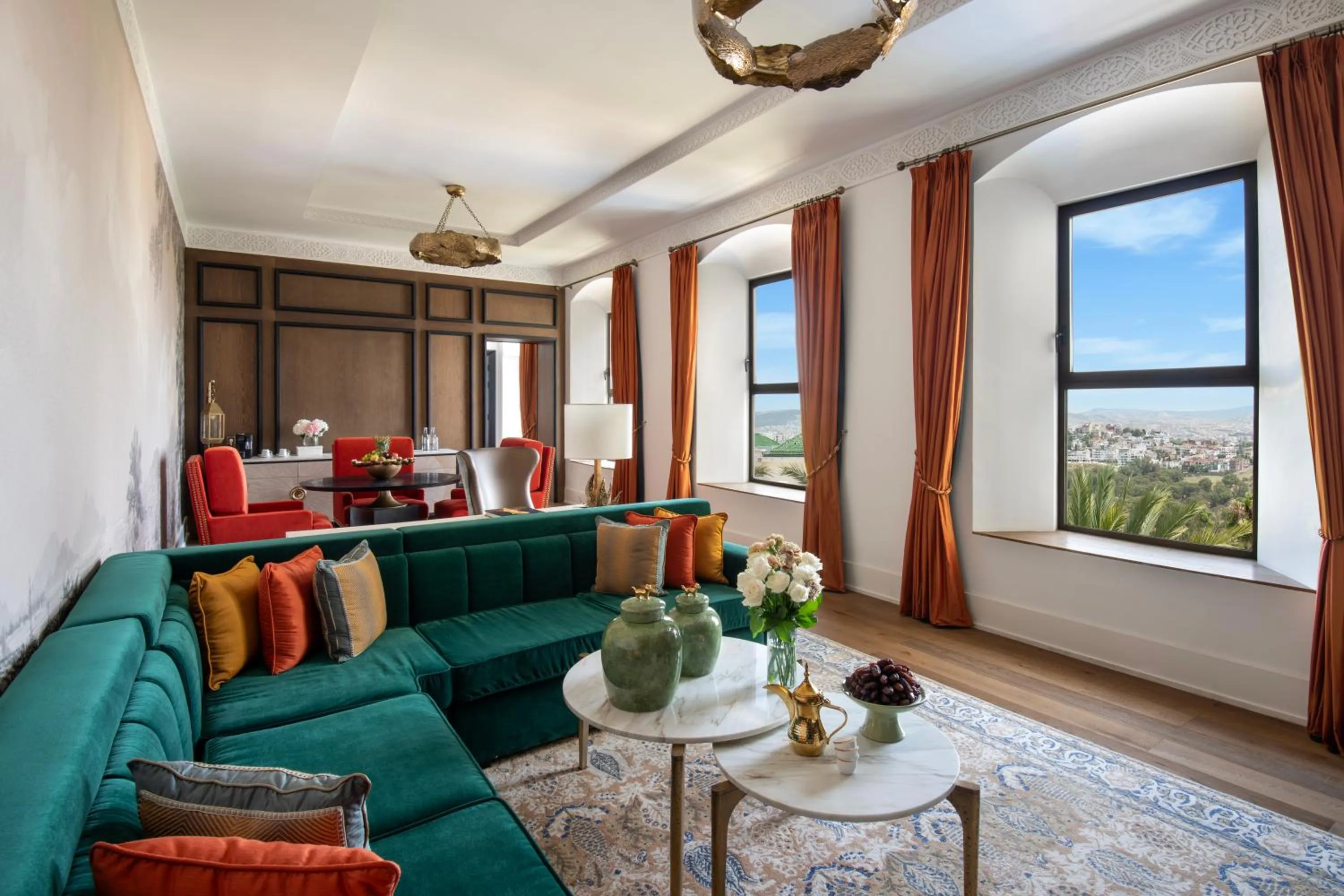 Living room in Fairmont Tazi Palace Tangier