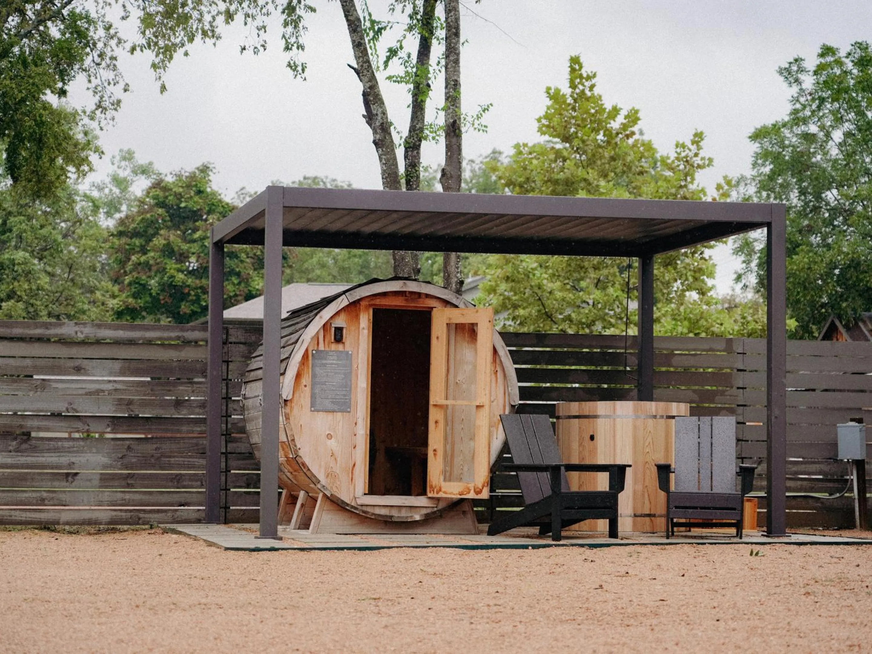 Sauna in Camp Comfort