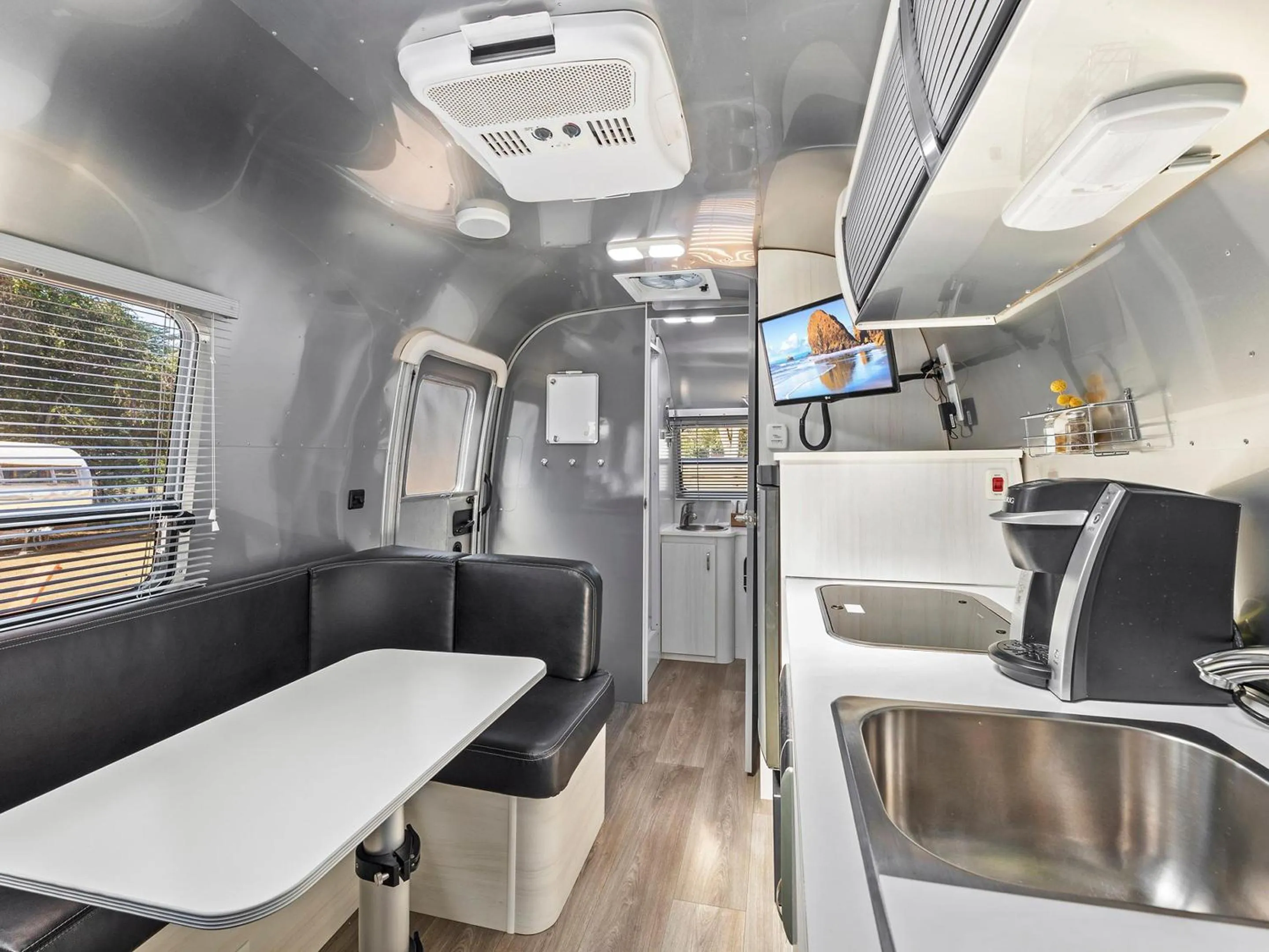 Seating area in Camp Comfort