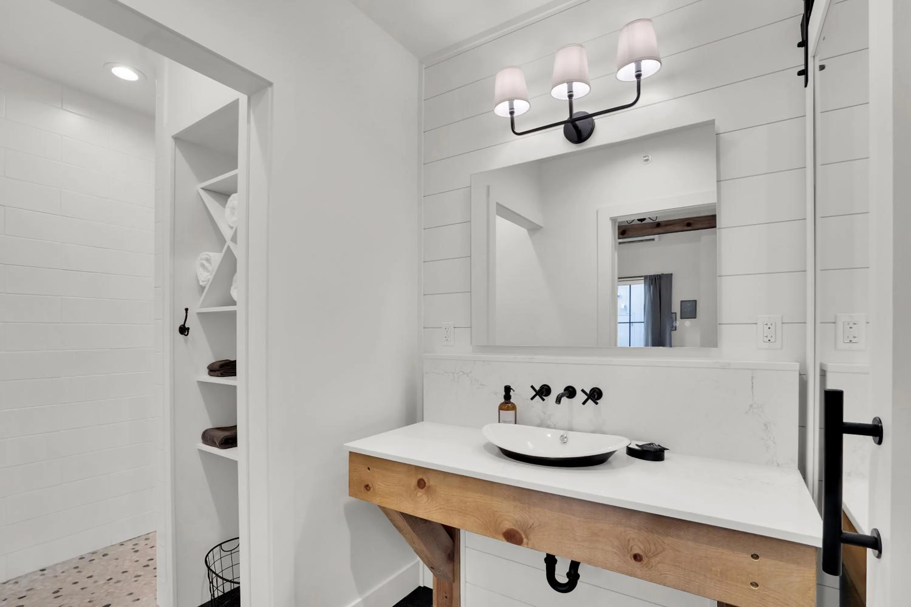 Bathroom in The Scout Boutique Cottages