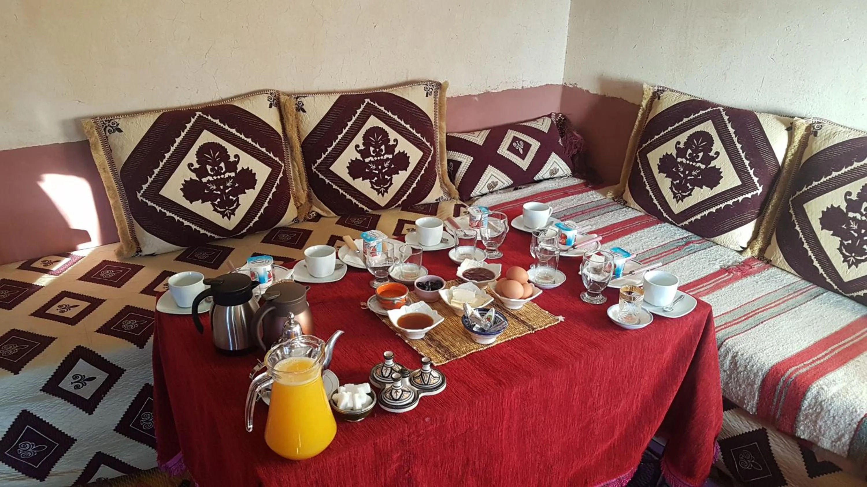 Bed in Auberge Kasbah Ait Marghad