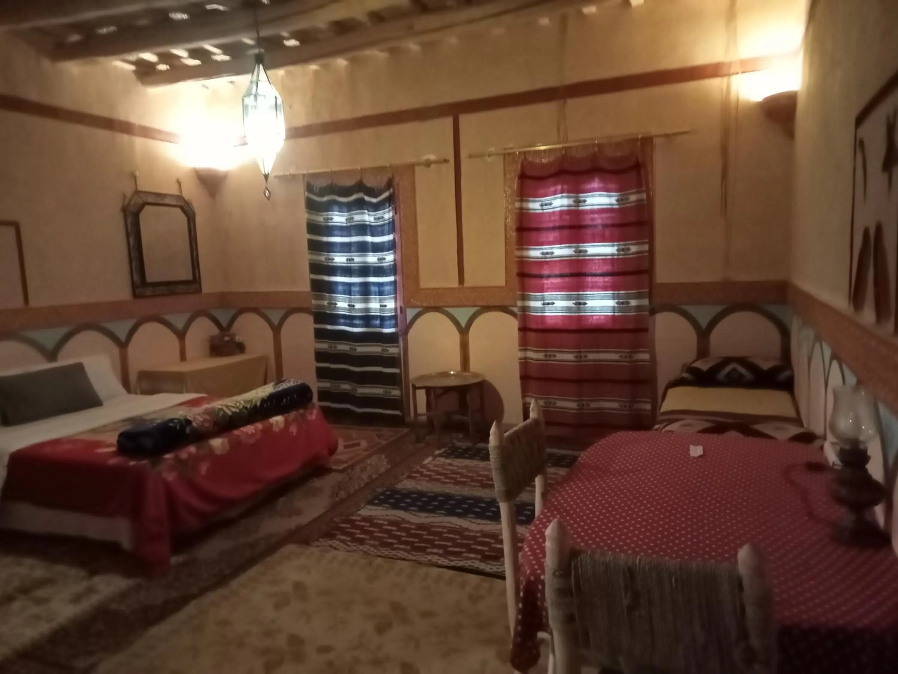 Photo of the whole room, Bed in Auberge Kasbah Ait Marghad