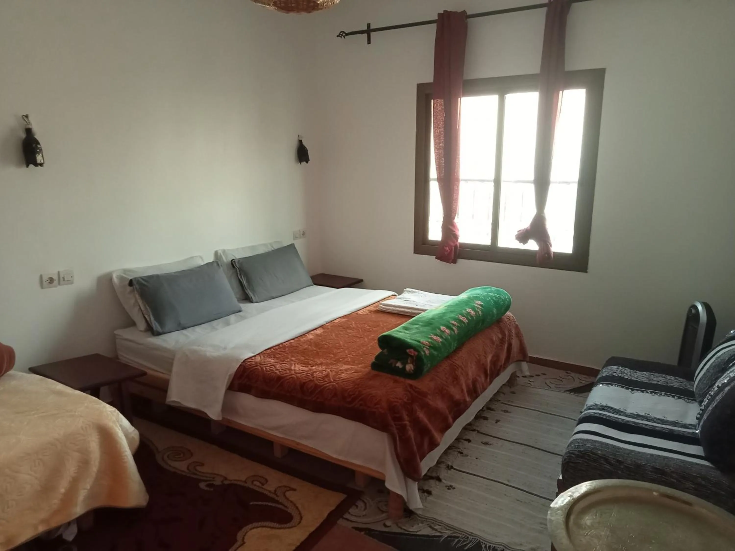 Bed in Auberge Kasbah Ait Marghad