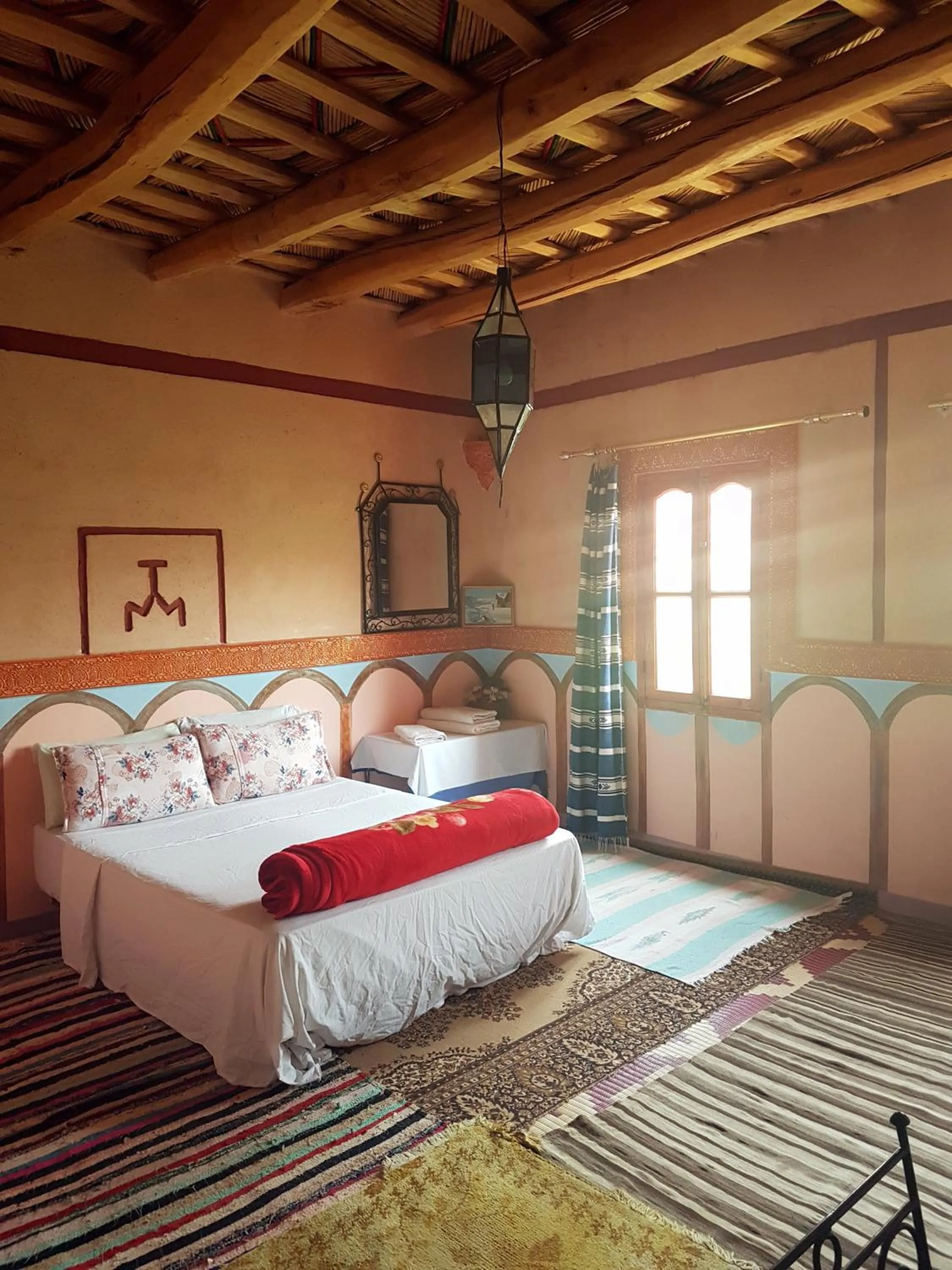 Bed in Auberge Kasbah Ait Marghad