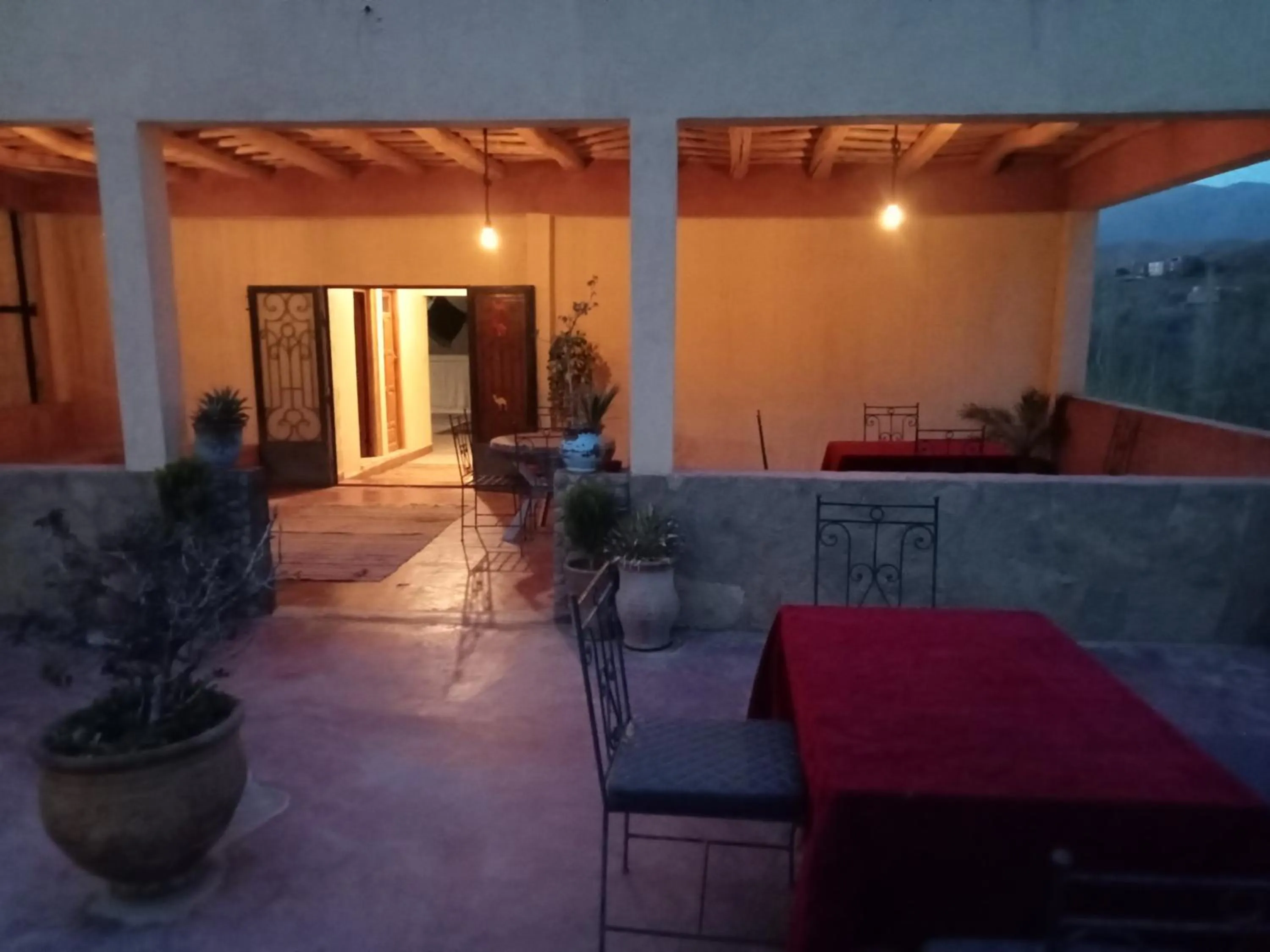 Balcony/Terrace in Auberge Kasbah Ait Marghad