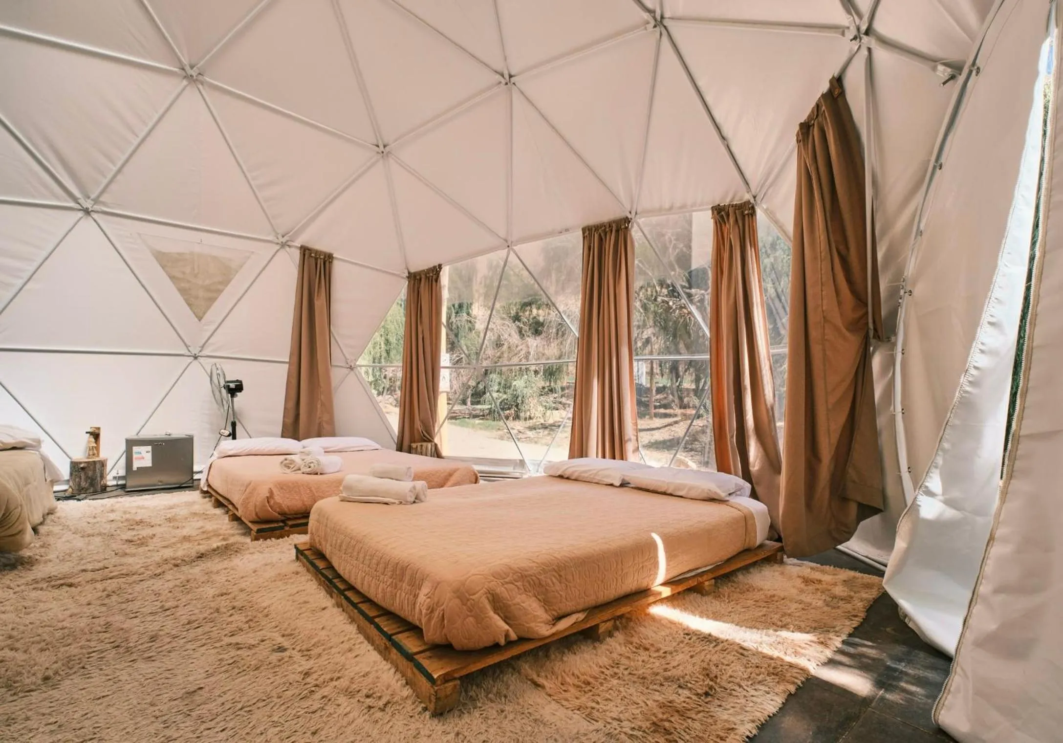 Bed in Glamping Miraflores