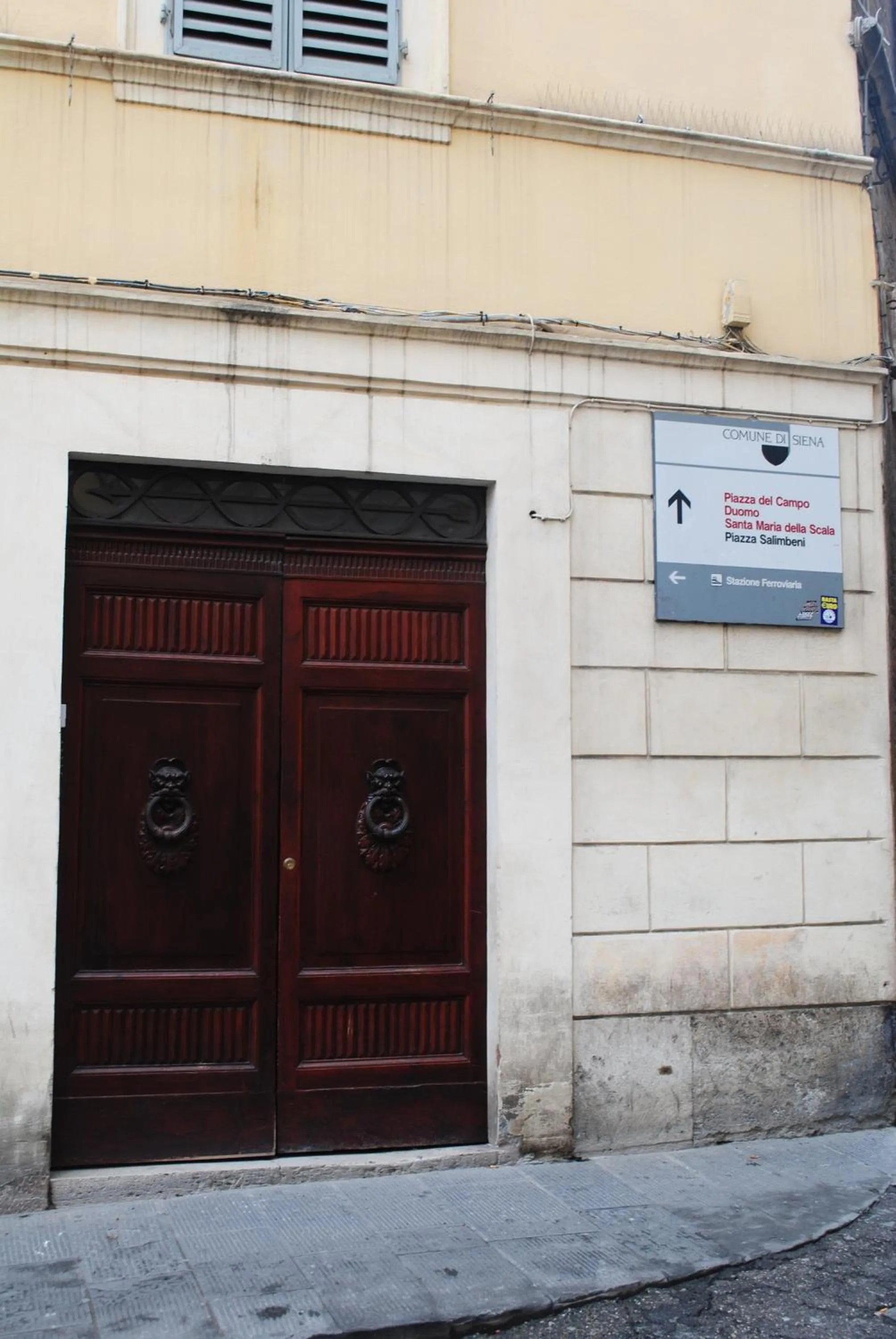 Facade/entrance in B&B Il Senesino