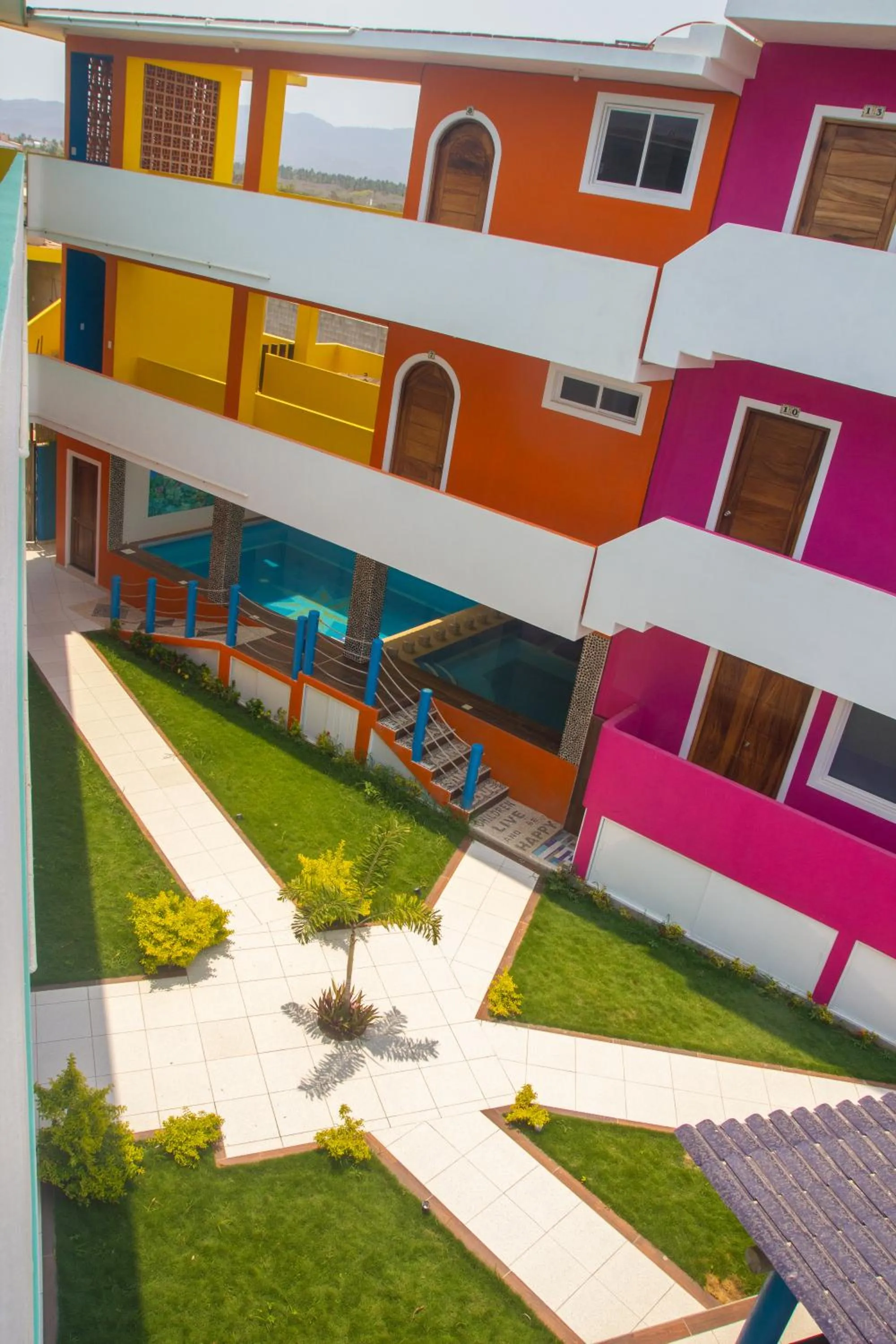 Garden in Hotel Happy Beach